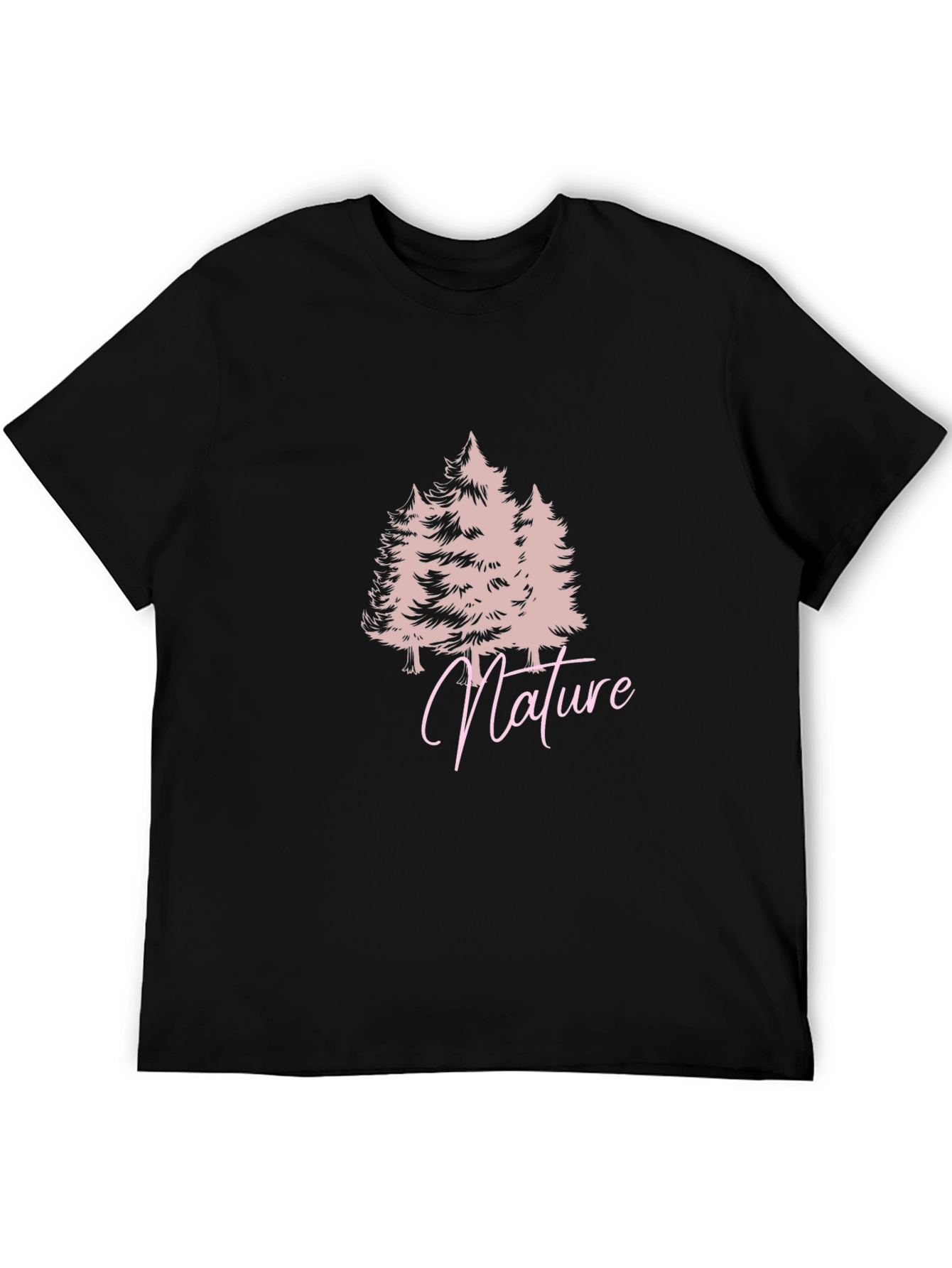 Nature Trees Black T-Shirt