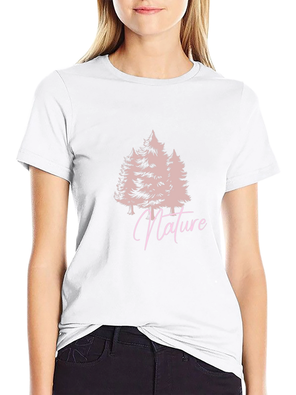 Nature Trees Black T-Shirt
