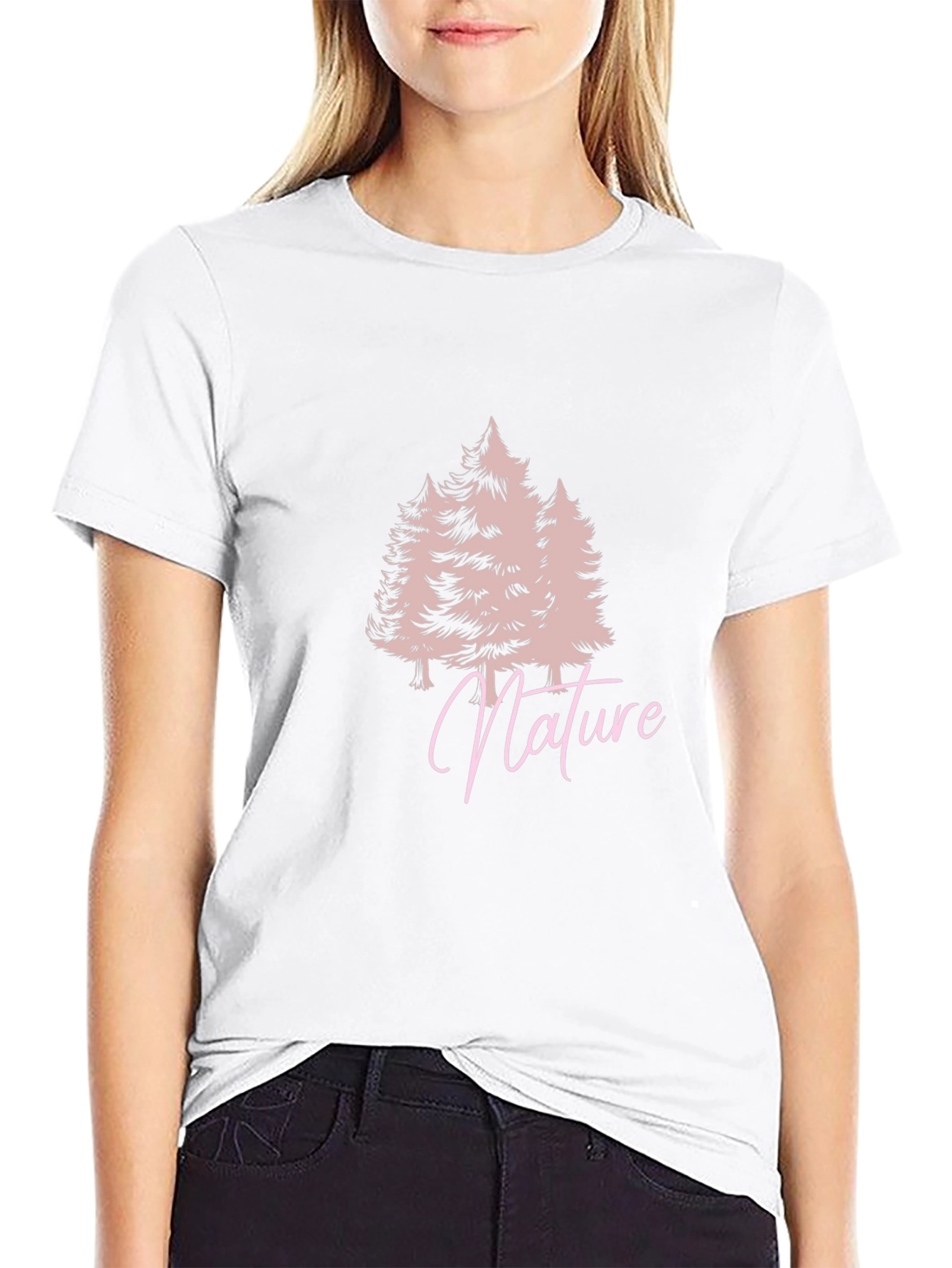 Nature Trees Black T-Shirt