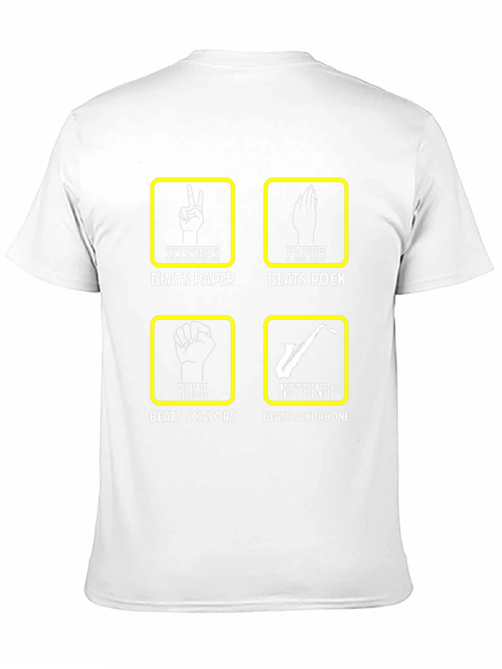 Rock Paper Scissors Saxophone T-Shirt