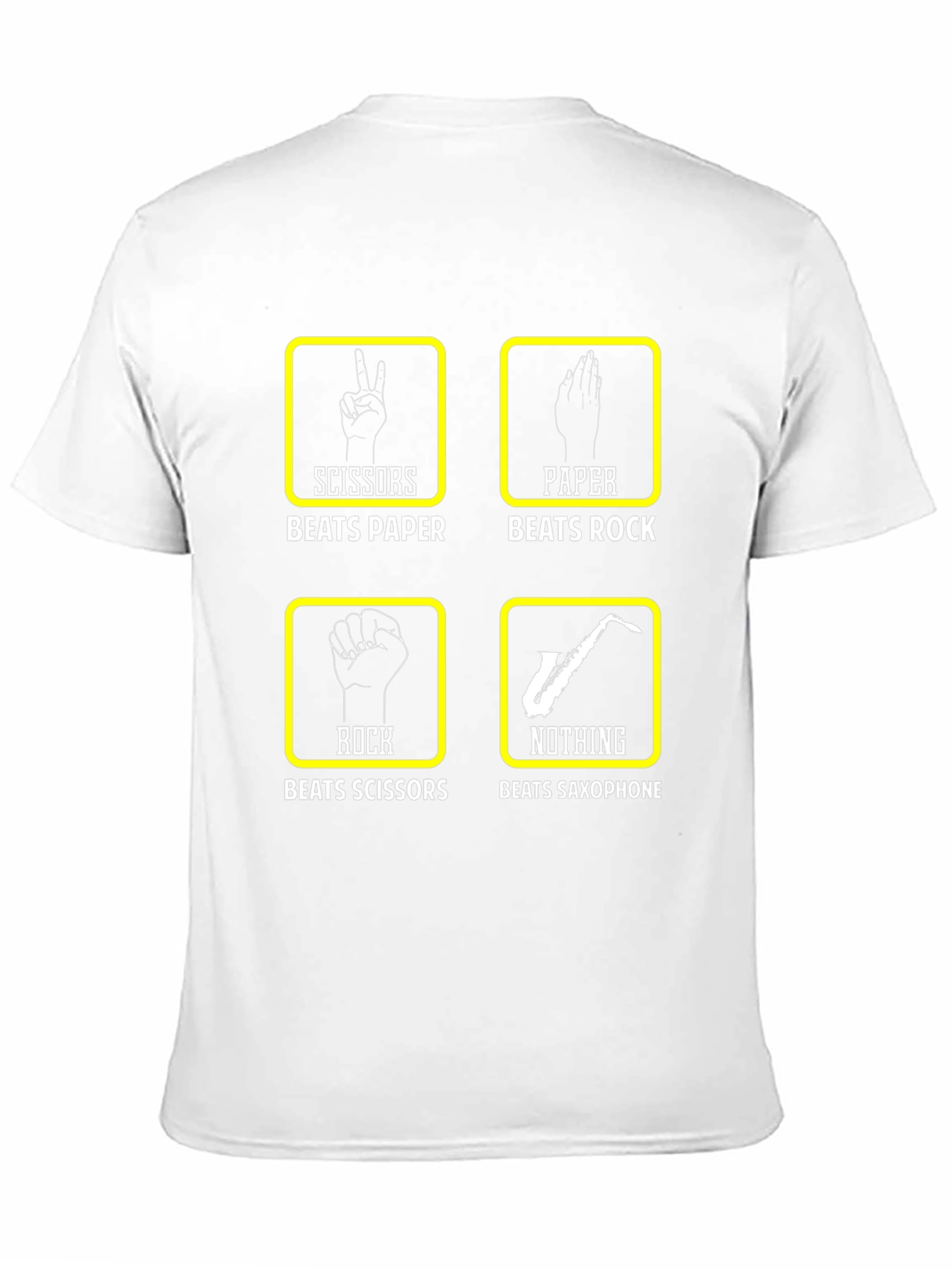 Rock Paper Scissors Saxophone T-Shirt