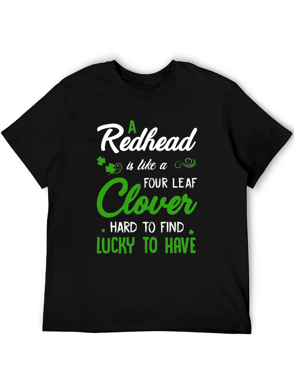 Redhead Four Leaf Clover Graphic Tee