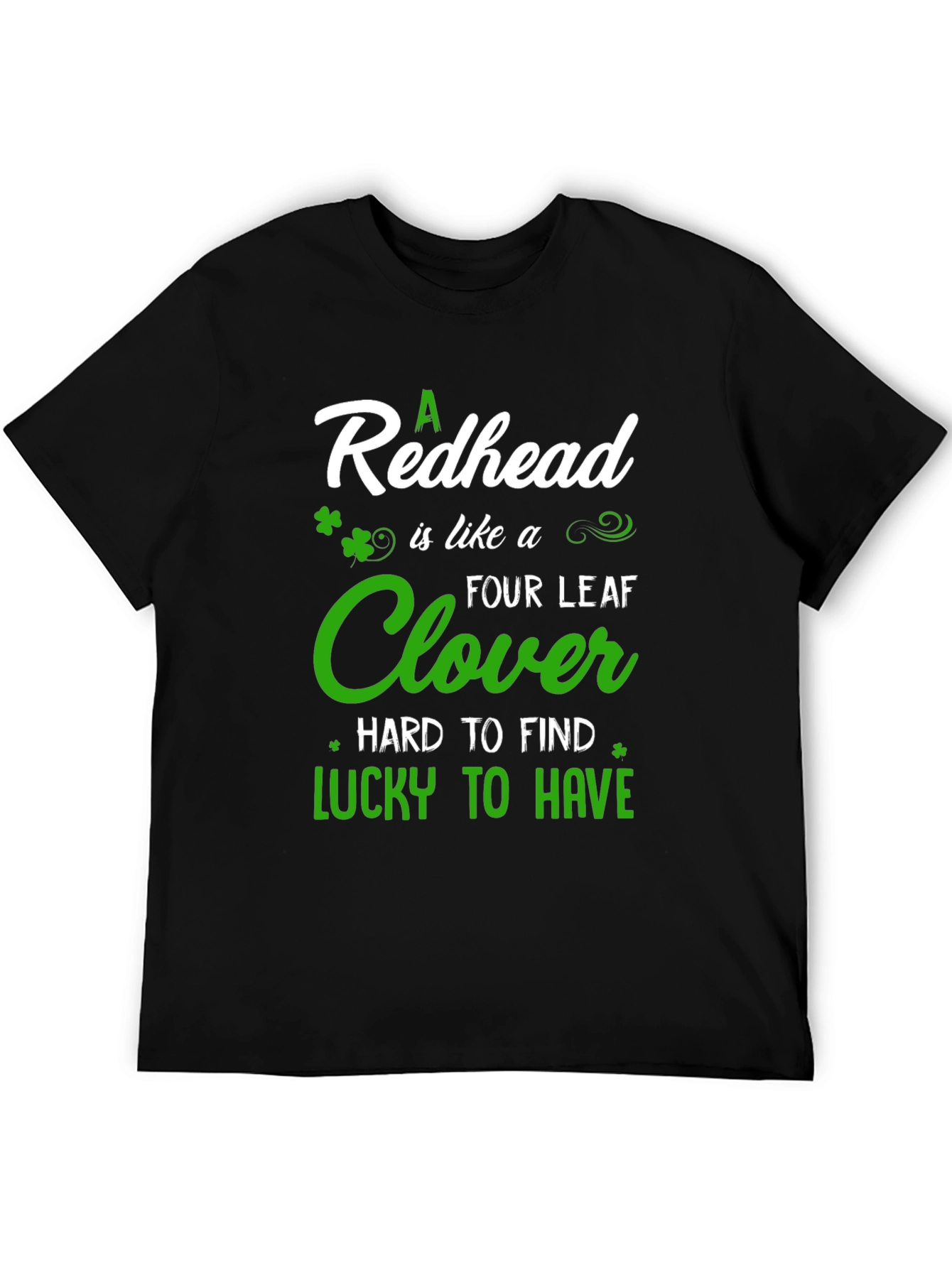 Redhead Four Leaf Clover Graphic Tee