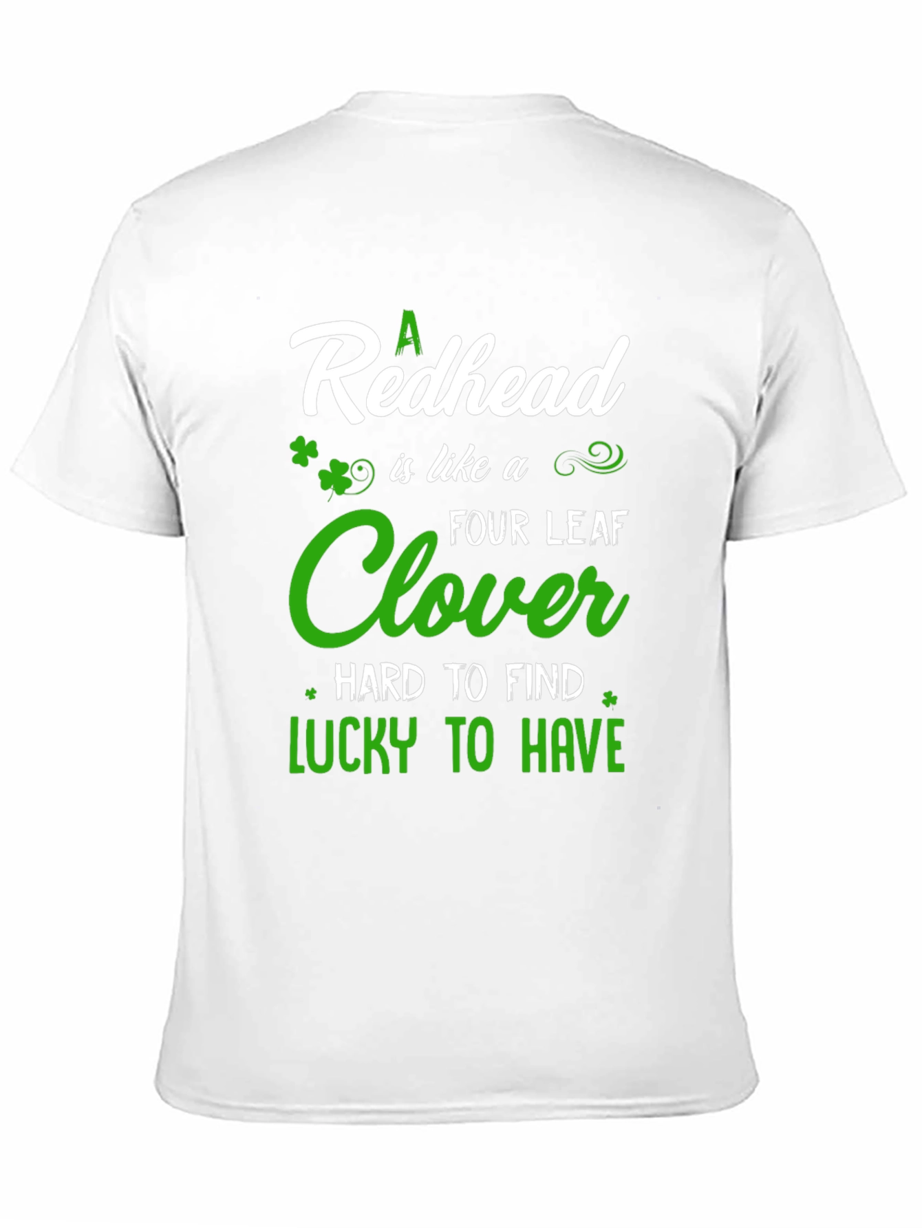 Redhead Four Leaf Clover Graphic Tee
