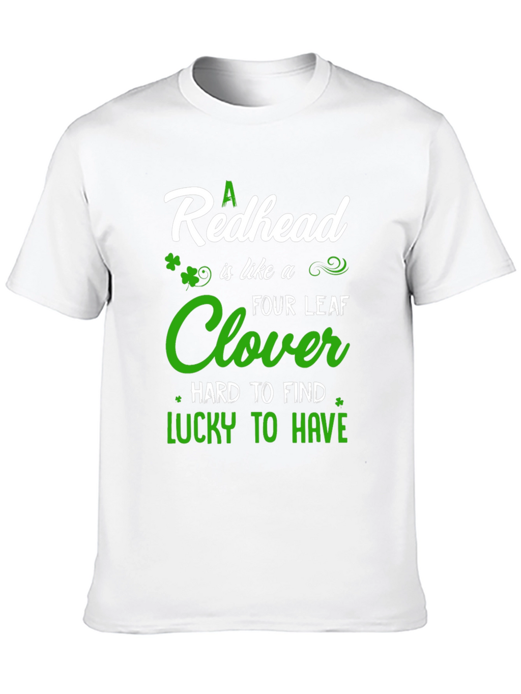 Redhead Four Leaf Clover Graphic Tee