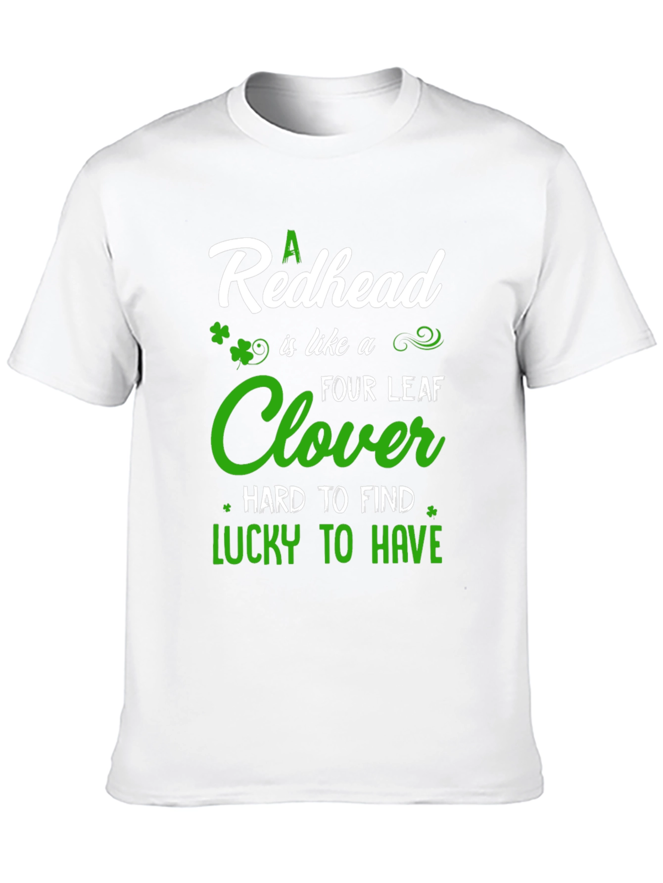 Redhead Four Leaf Clover Graphic Tee