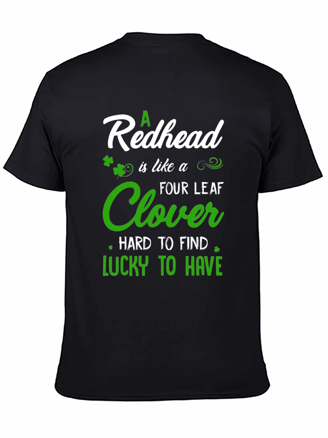 Redhead Four Leaf Clover Graphic Tee
