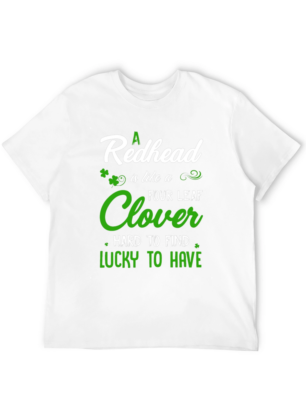 Redhead Four Leaf Clover Graphic Tee