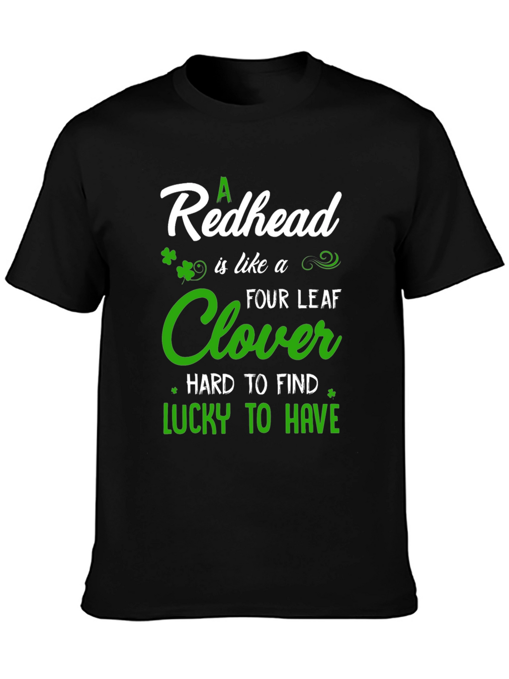 Redhead Four Leaf Clover Graphic Tee