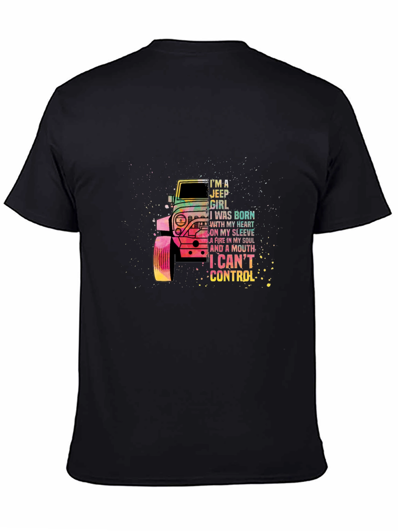 Jeep Girl Graphic Tee -  I Cant Control