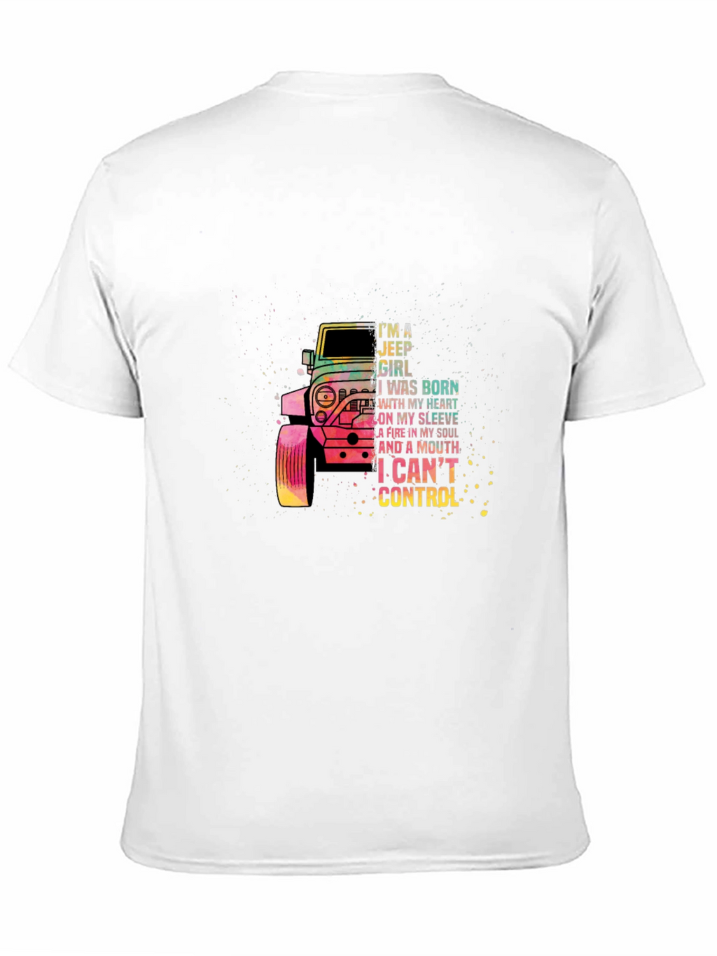 Jeep Girl Graphic Tee -  I Cant Control
