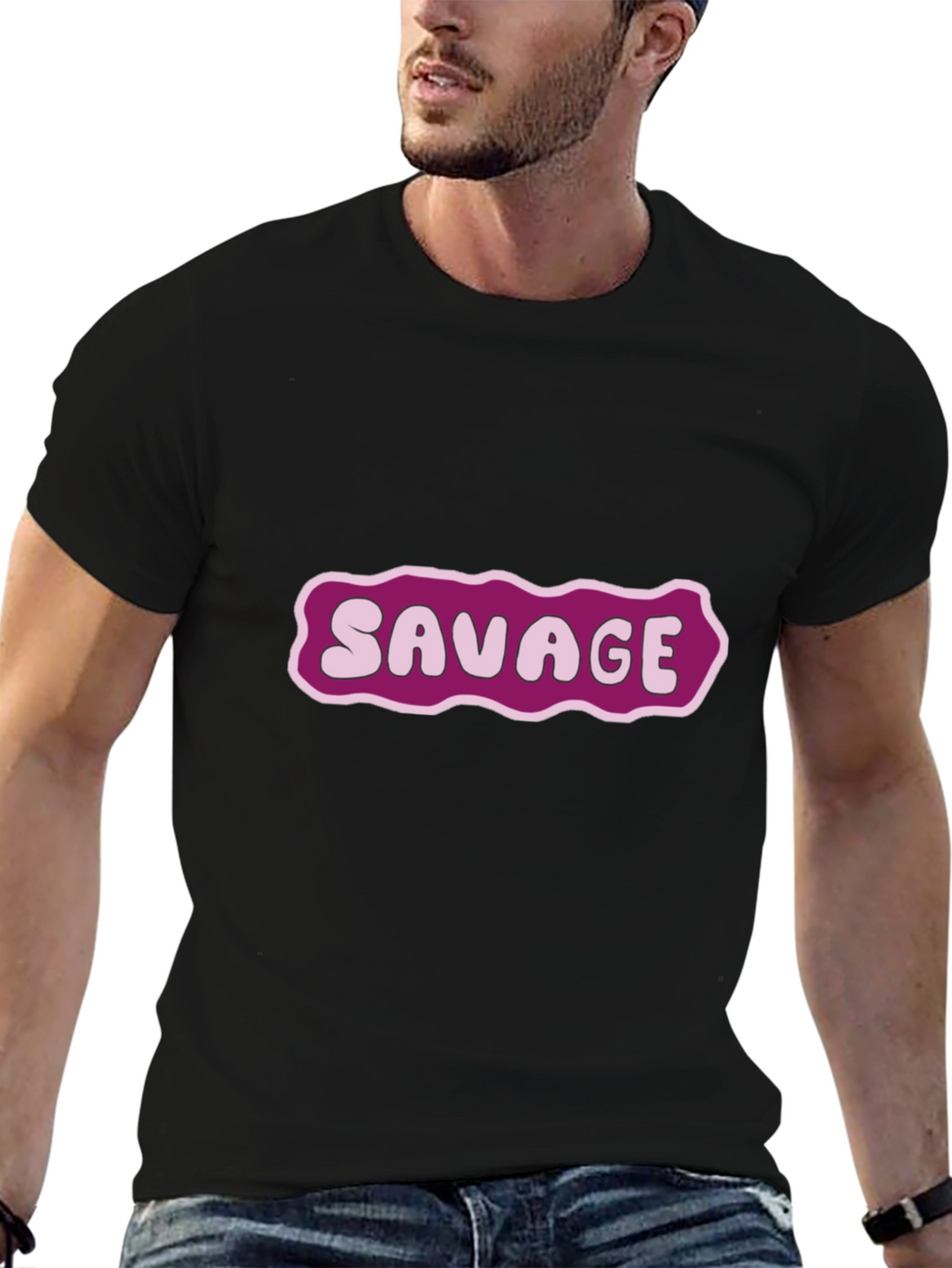 Savage Graphic T-Shirt - Bold Style