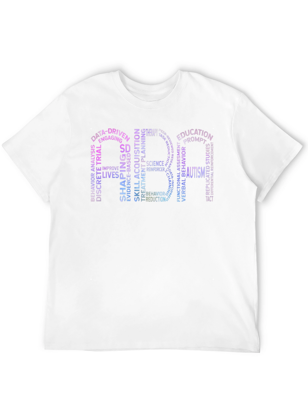 ABA Therapy Word Cloud T-Shirt - Autism Awareness