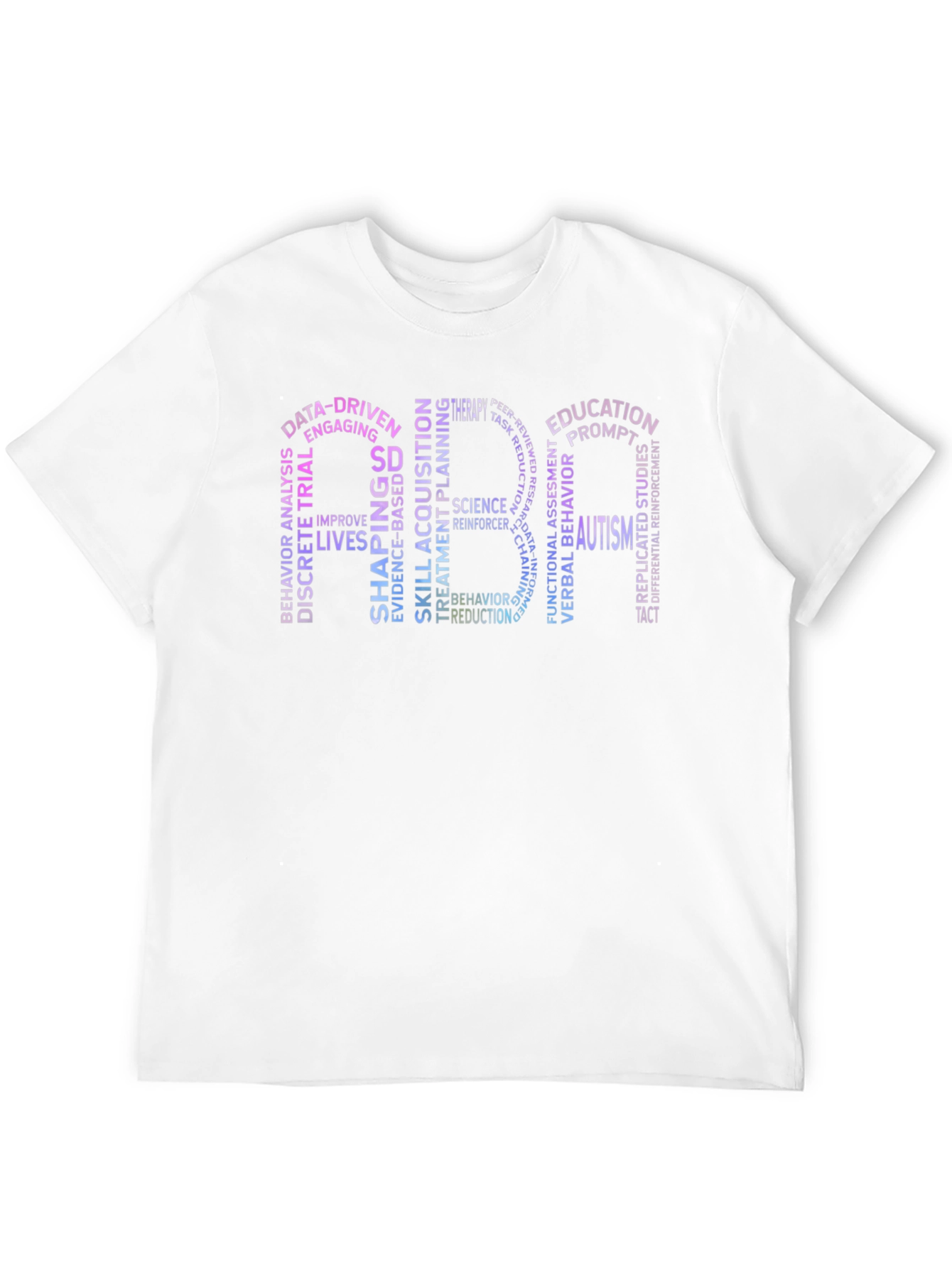 ABA Therapy Word Cloud T-Shirt - Autism Awareness
