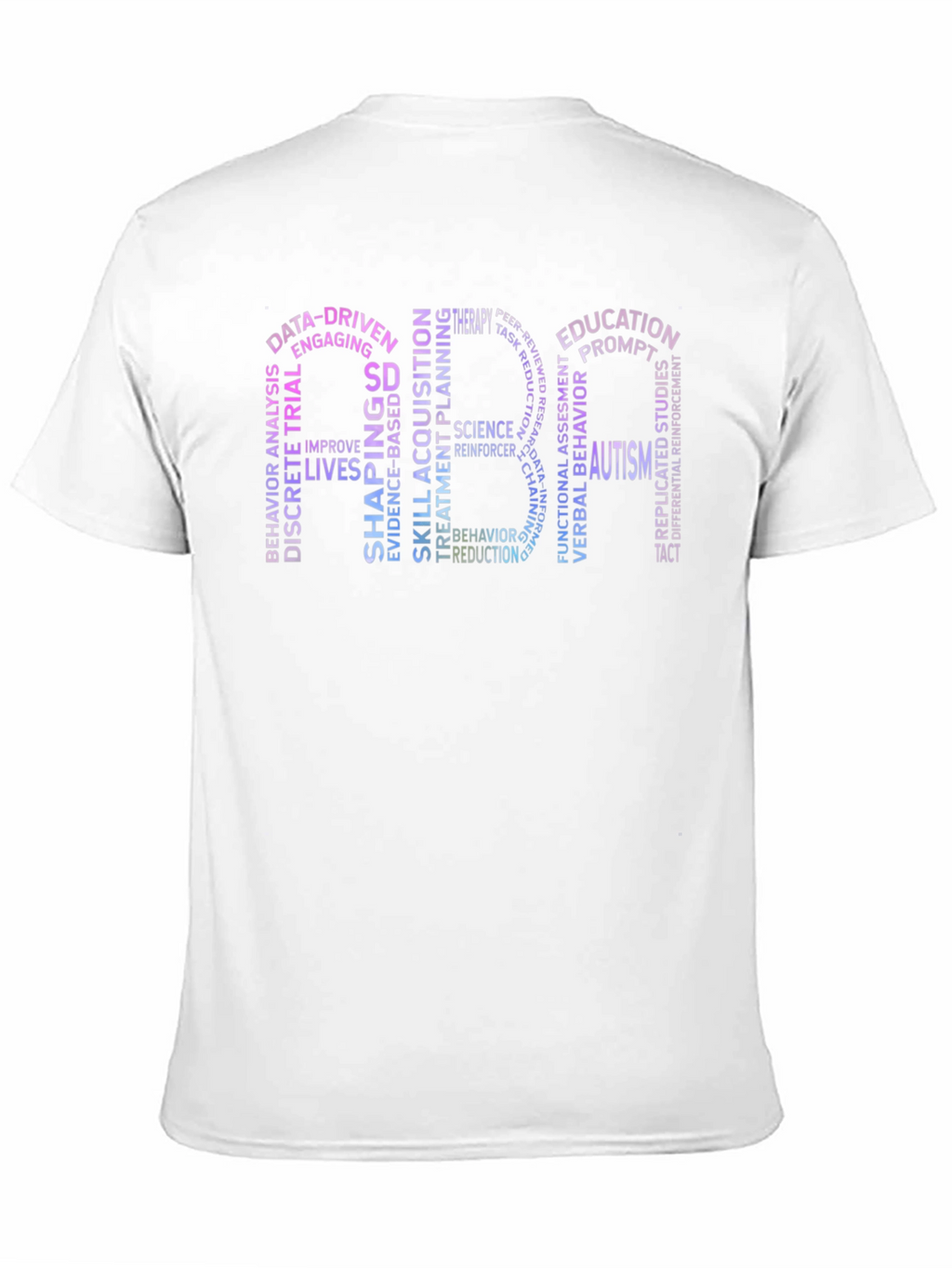 ABA Therapy Word Cloud T-Shirt - Autism Awareness
