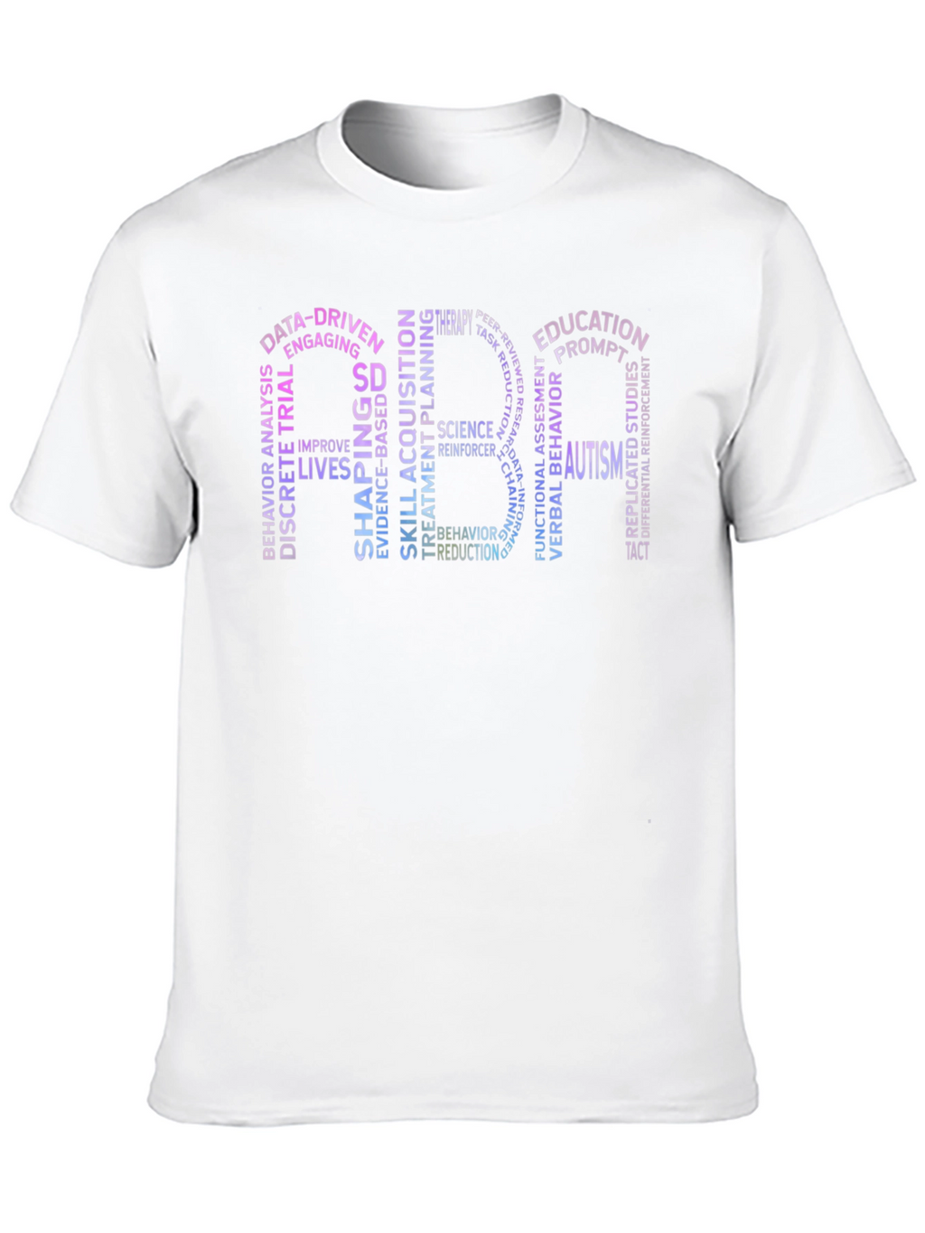 ABA Therapy Word Cloud T-Shirt - Autism Awareness