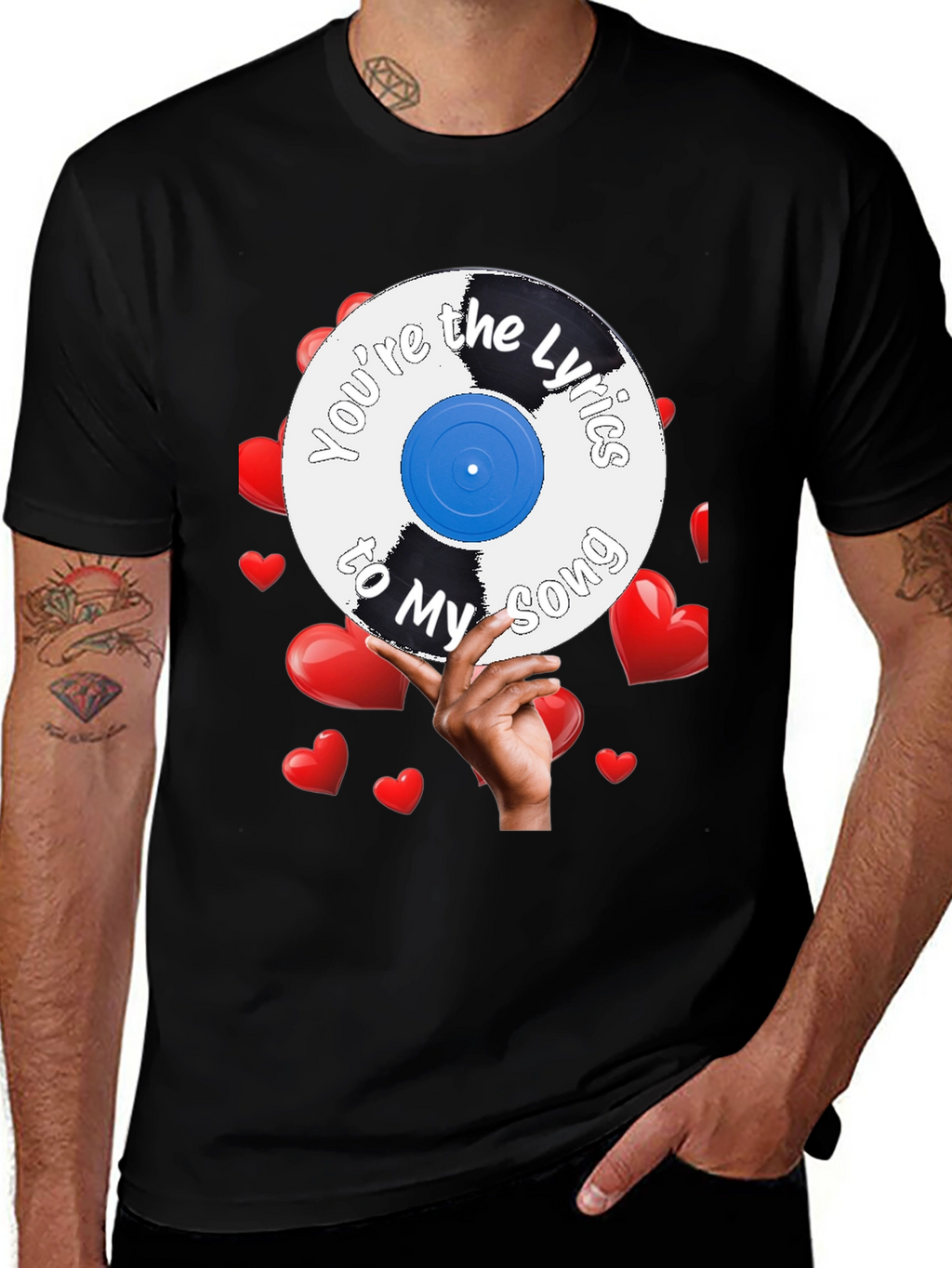 Romantic Youre the Lyrics to My Song Graphic Tee