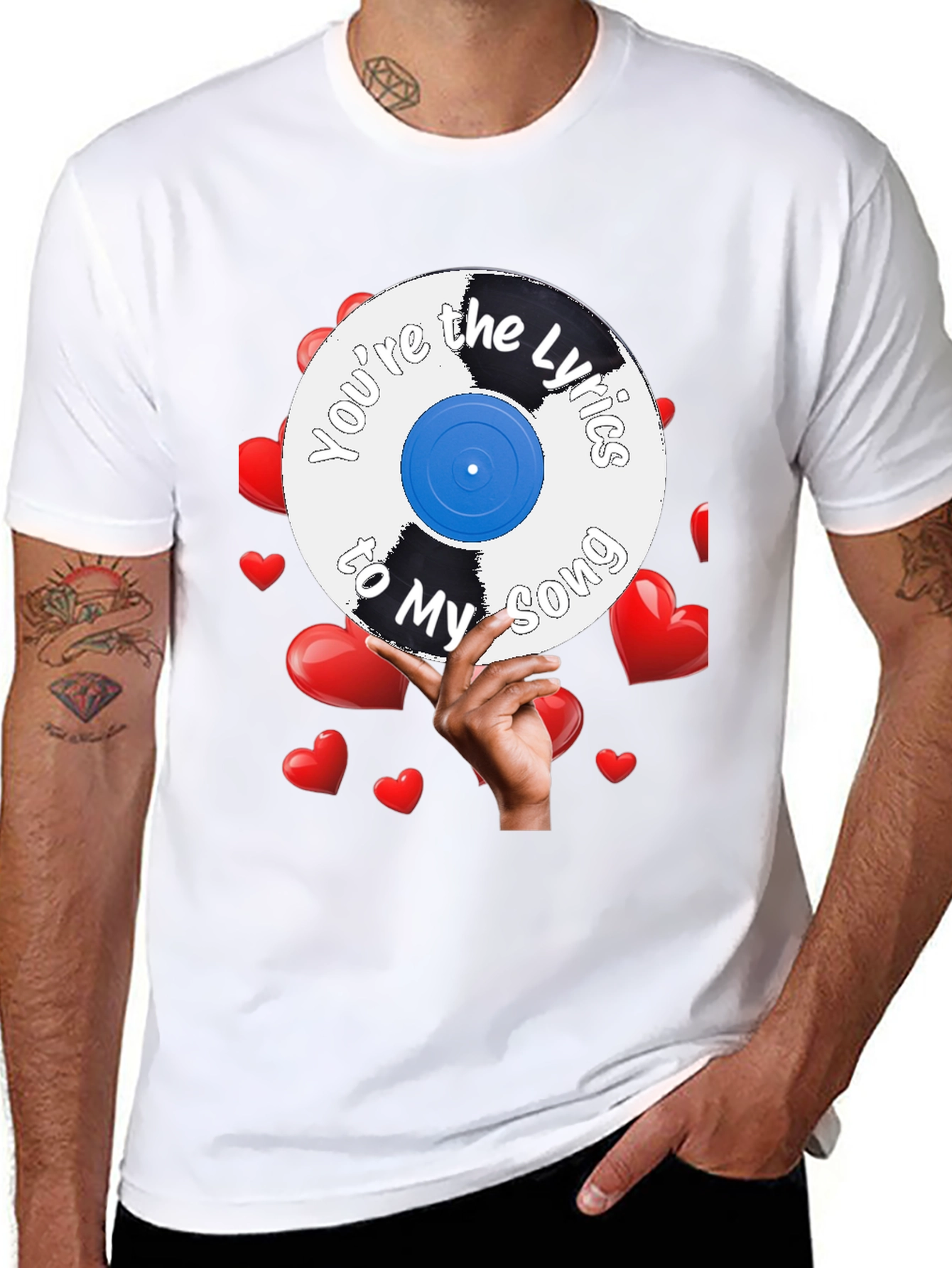 Romantic Youre the Lyrics to My Song Graphic Tee