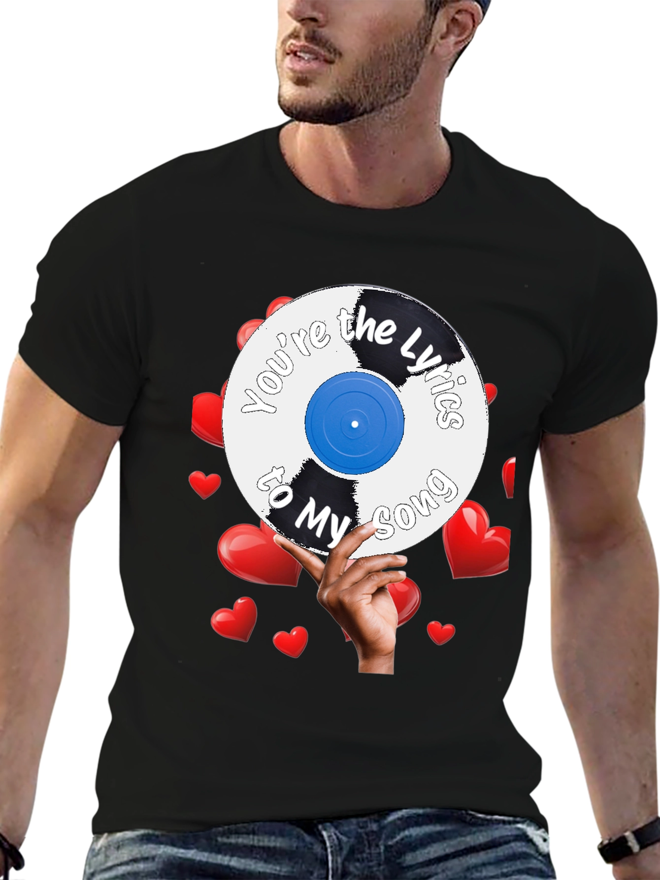 Romantic Youre the Lyrics to My Song Graphic Tee