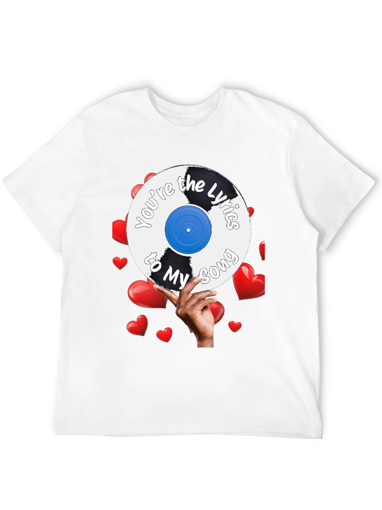 Romantic Youre the Lyrics to My Song Graphic Tee