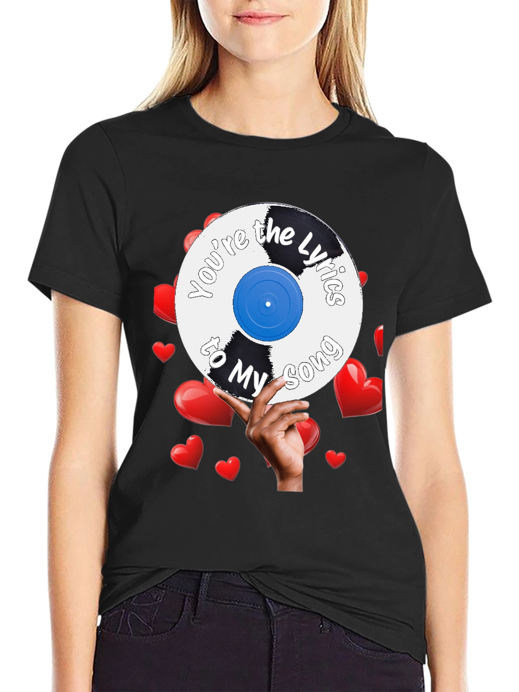 Romantic Youre the Lyrics to My Song Graphic Tee
