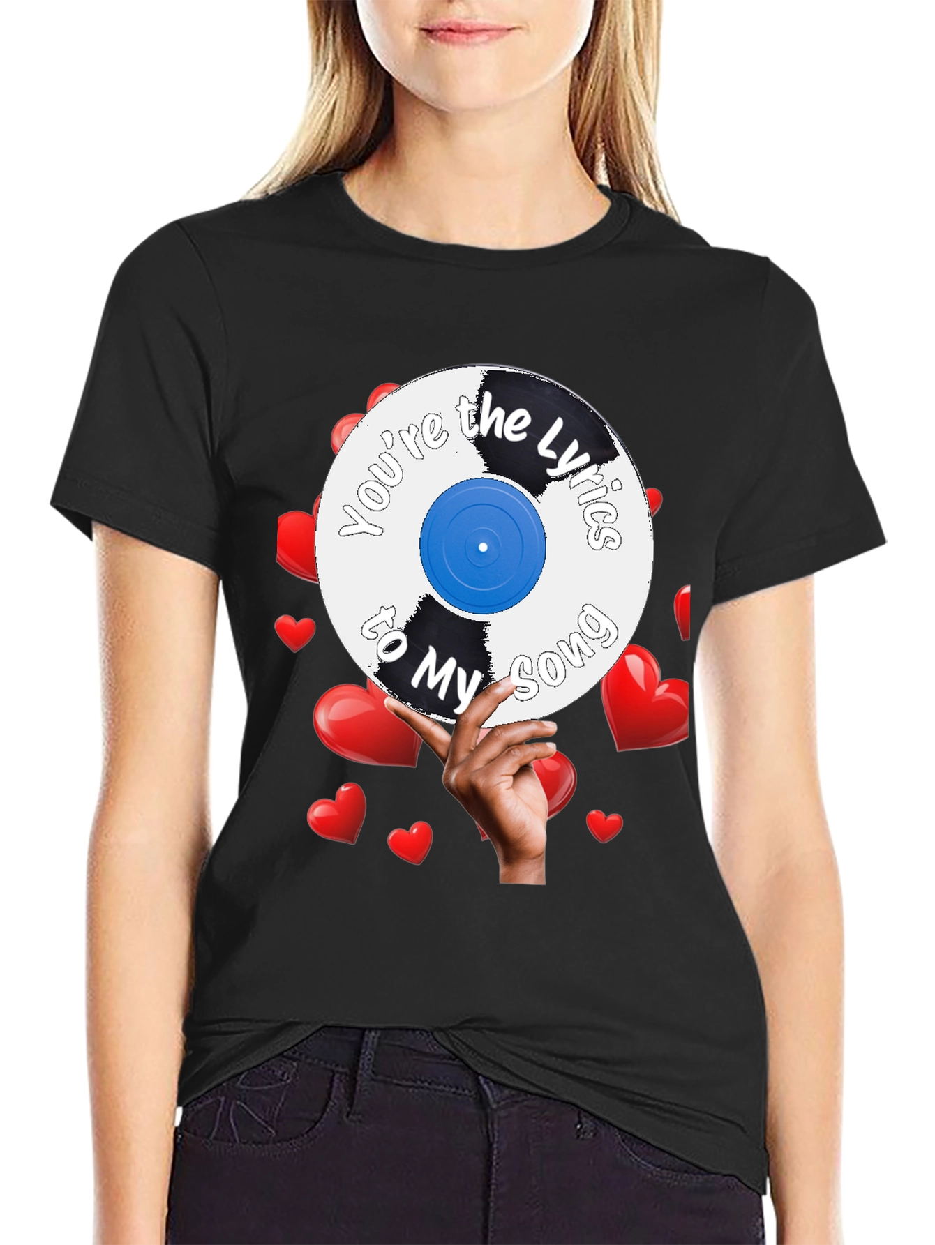 Romantic Youre the Lyrics to My Song Graphic Tee