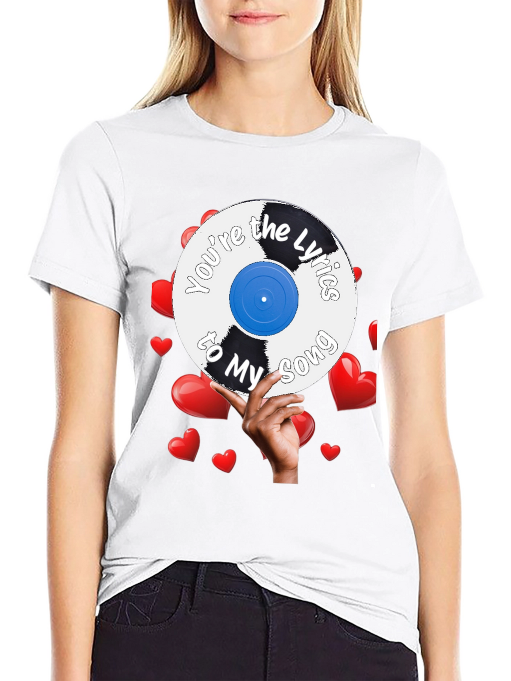 Romantic Youre the Lyrics to My Song Graphic Tee