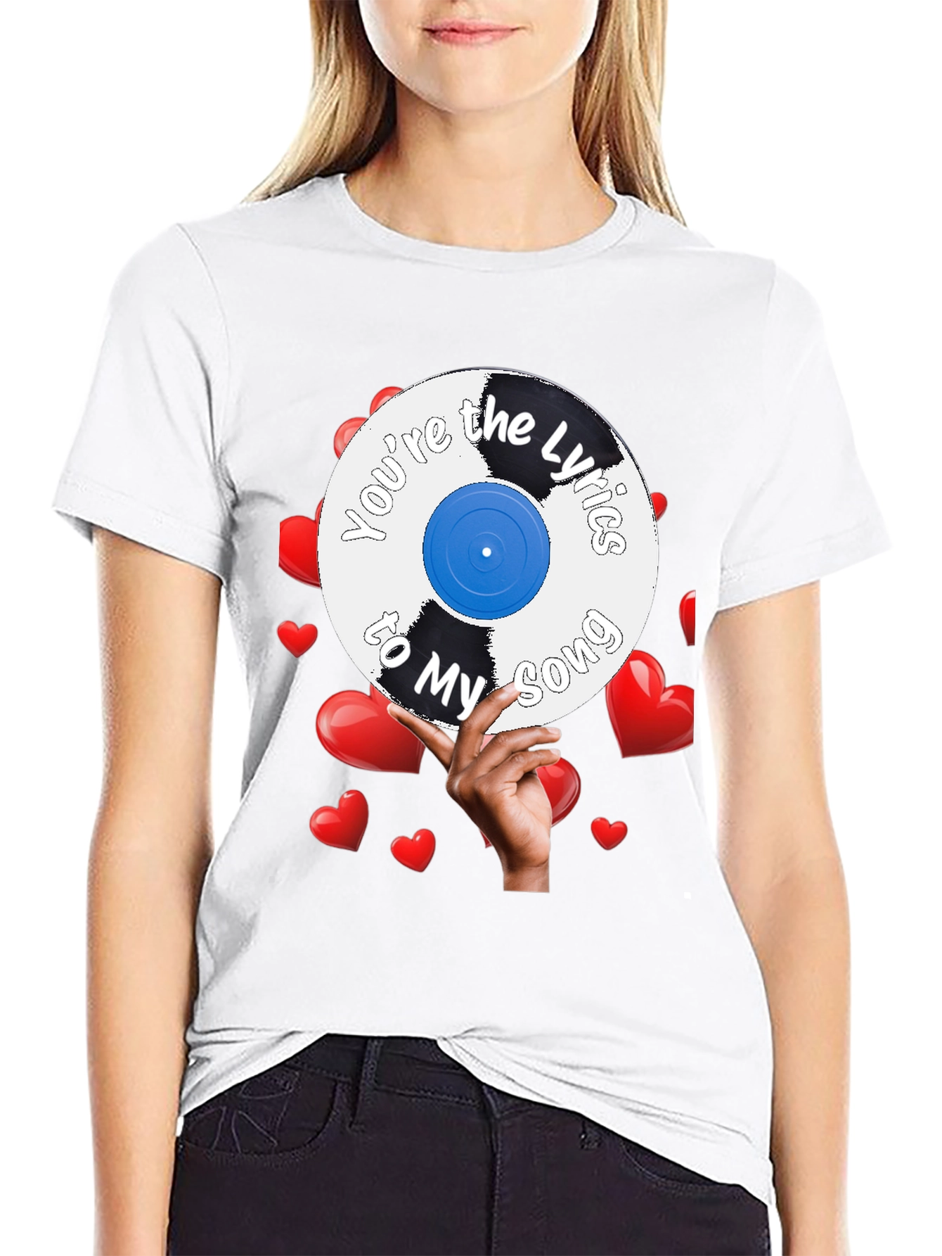 Romantic Youre the Lyrics to My Song Graphic Tee