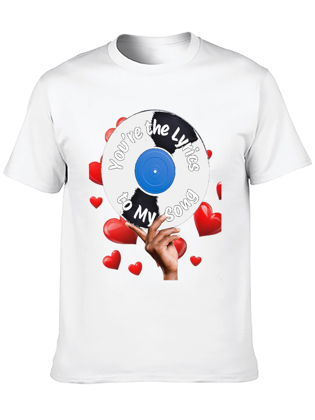 Romantic Youre the Lyrics to My Song Graphic Tee