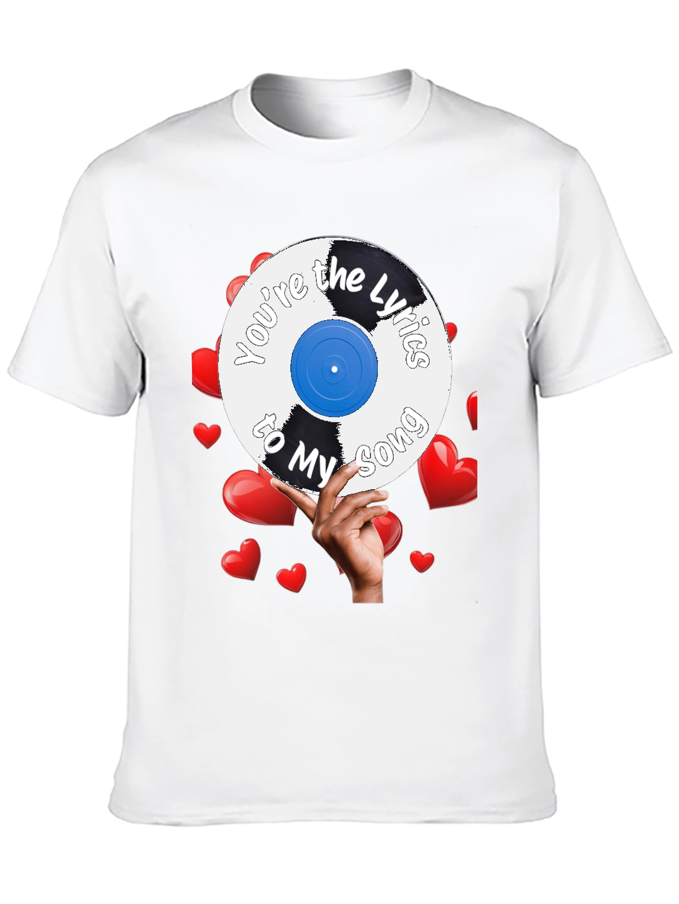 Romantic Youre the Lyrics to My Song Graphic Tee