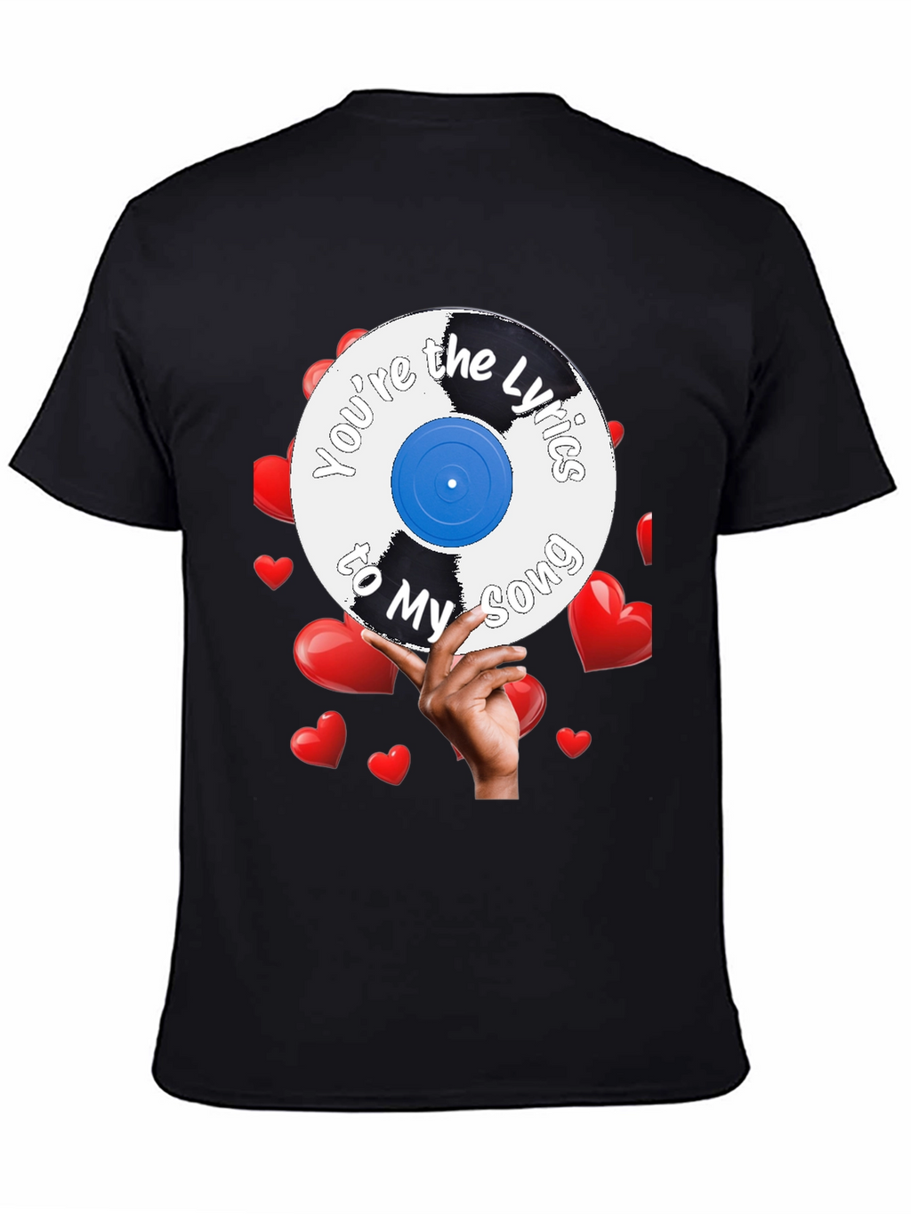 Romantic Youre the Lyrics to My Song Graphic Tee