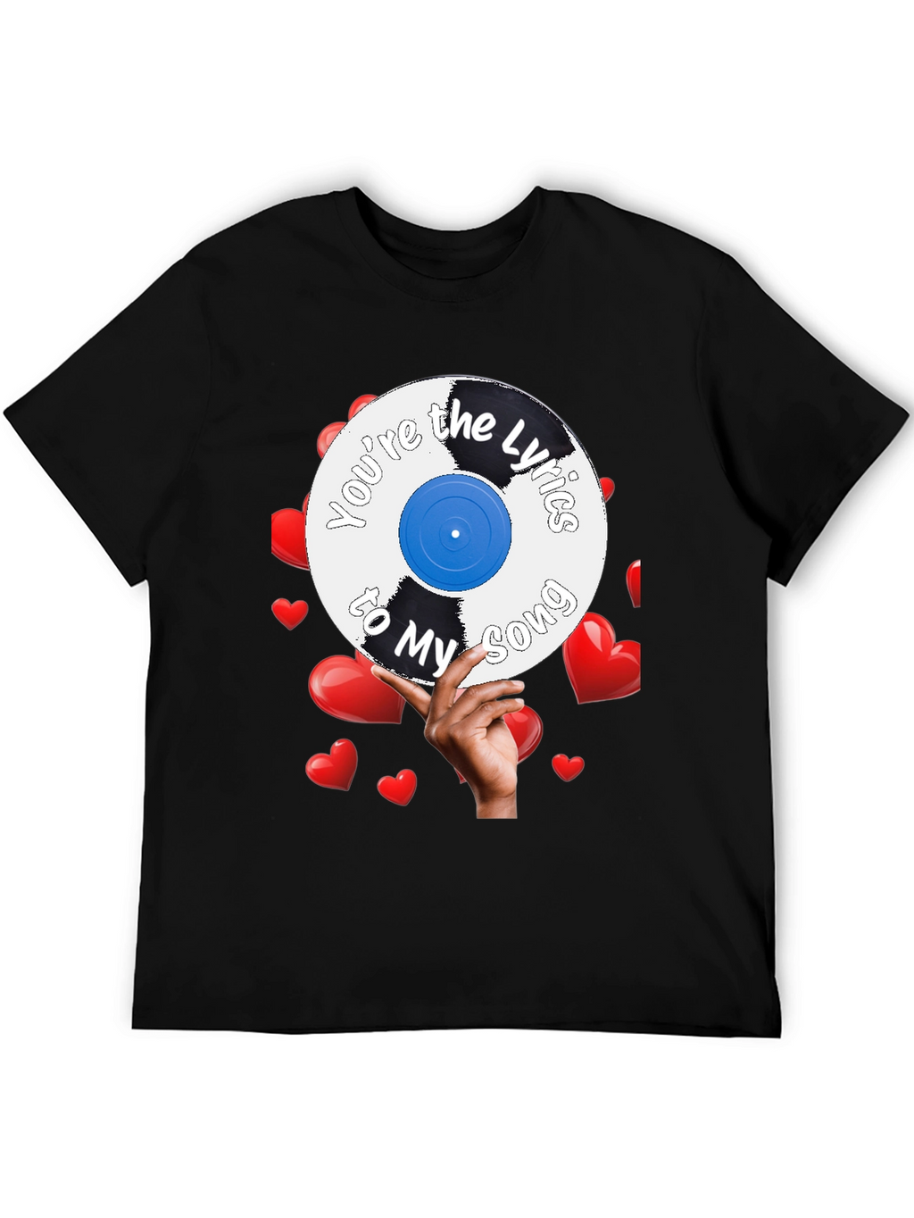Romantic Youre the Lyrics to My Song Graphic Tee