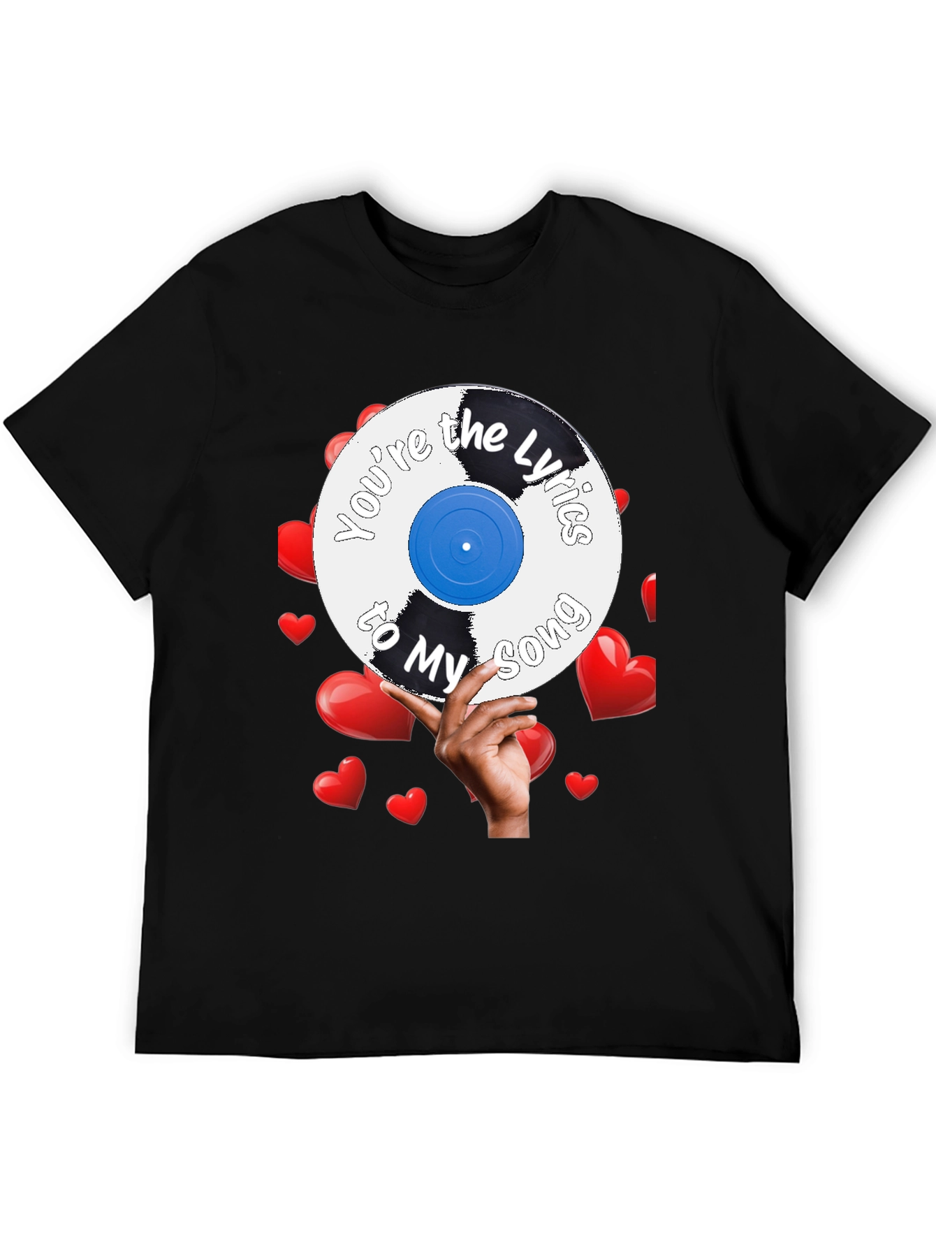 Romantic Youre the Lyrics to My Song Graphic Tee