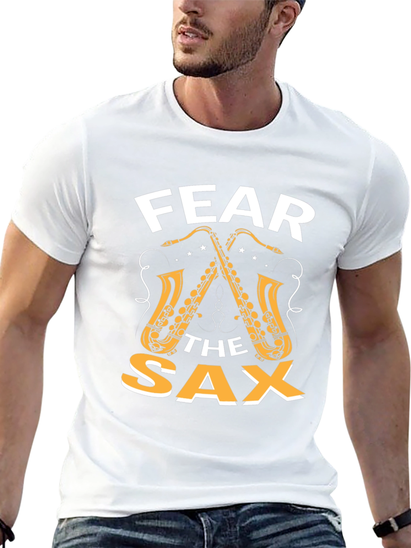 Fear The Sax T-Shirt - Music Lover Tee