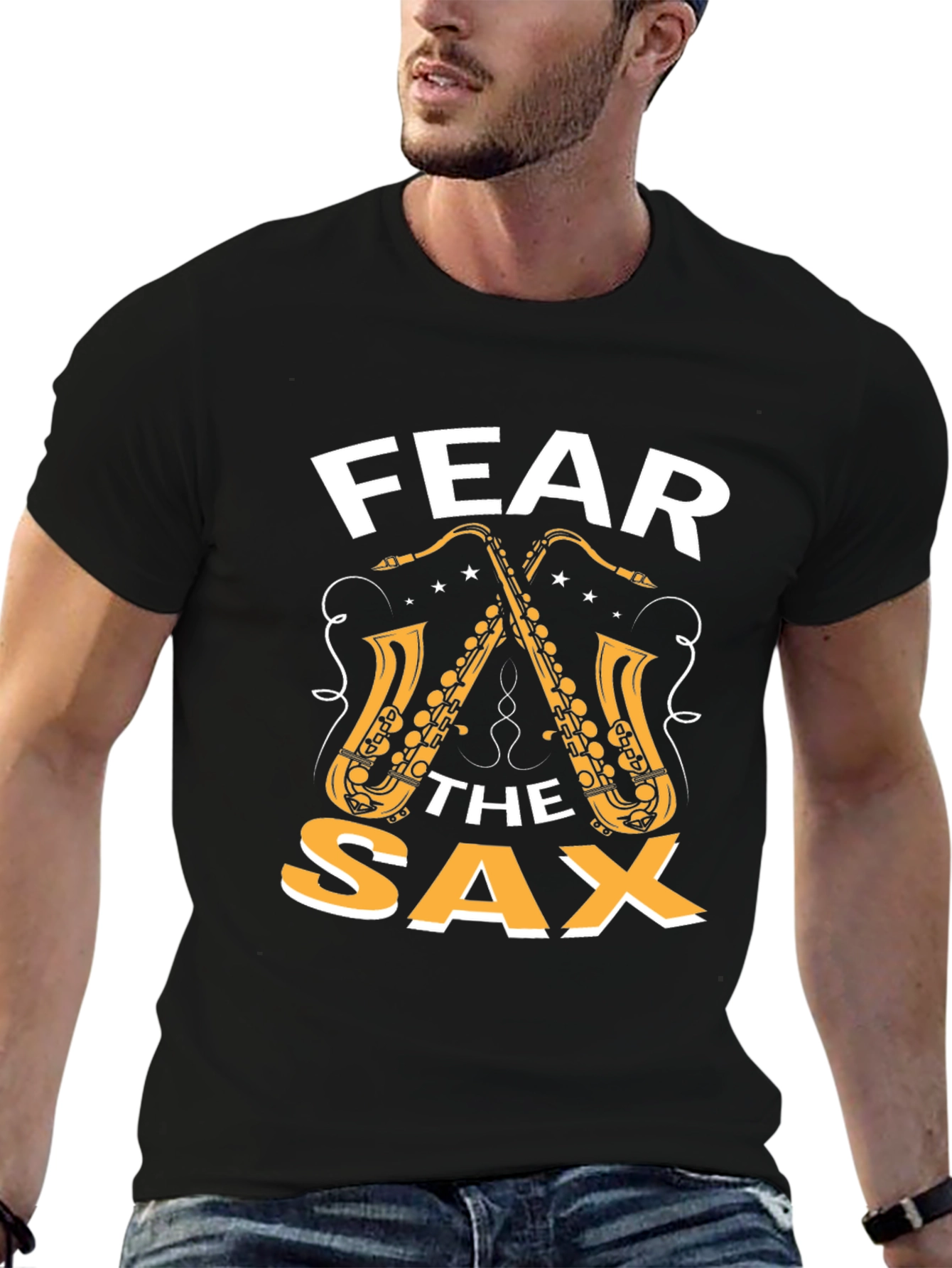 Fear The Sax T-Shirt - Music Lover Tee