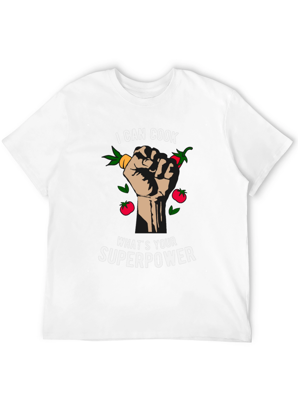 I Can Cook Whats Your Superpower Black T-Shirt