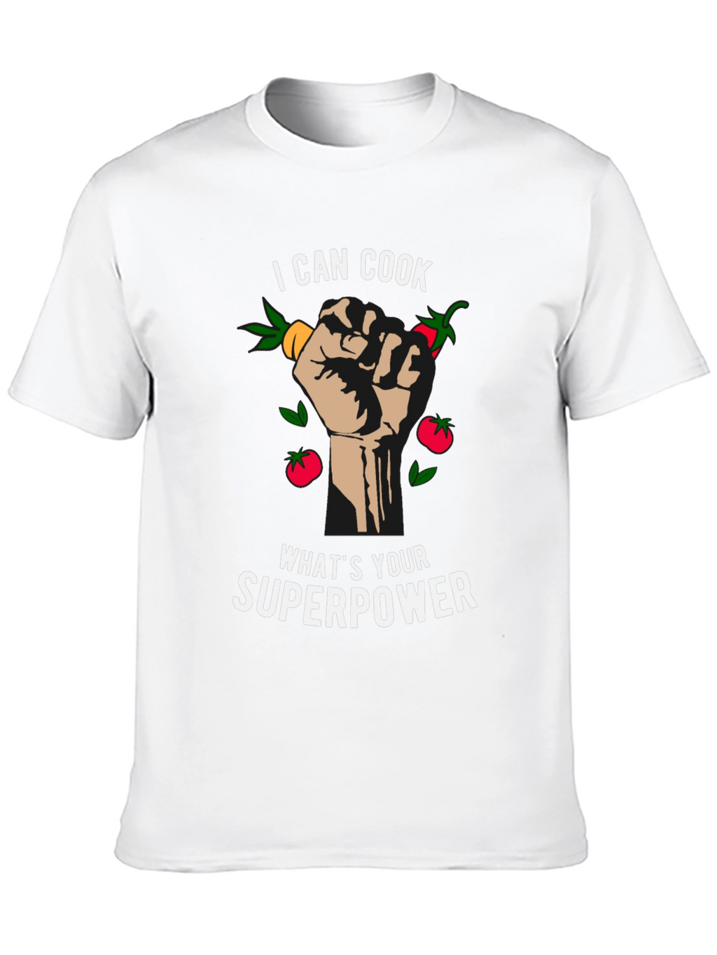 I Can Cook Whats Your Superpower Black T-Shirt