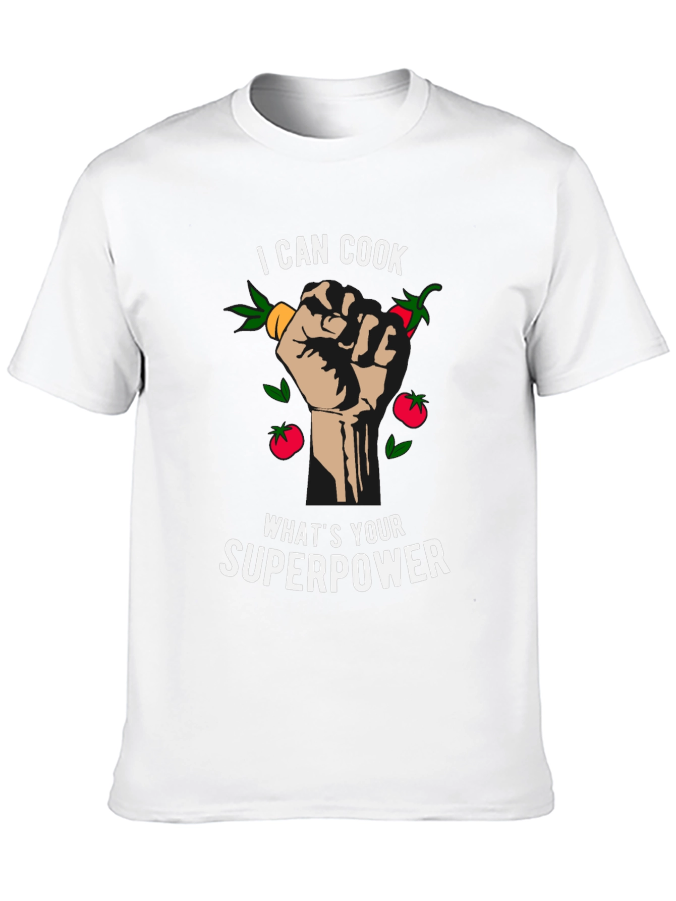I Can Cook Whats Your Superpower Black T-Shirt