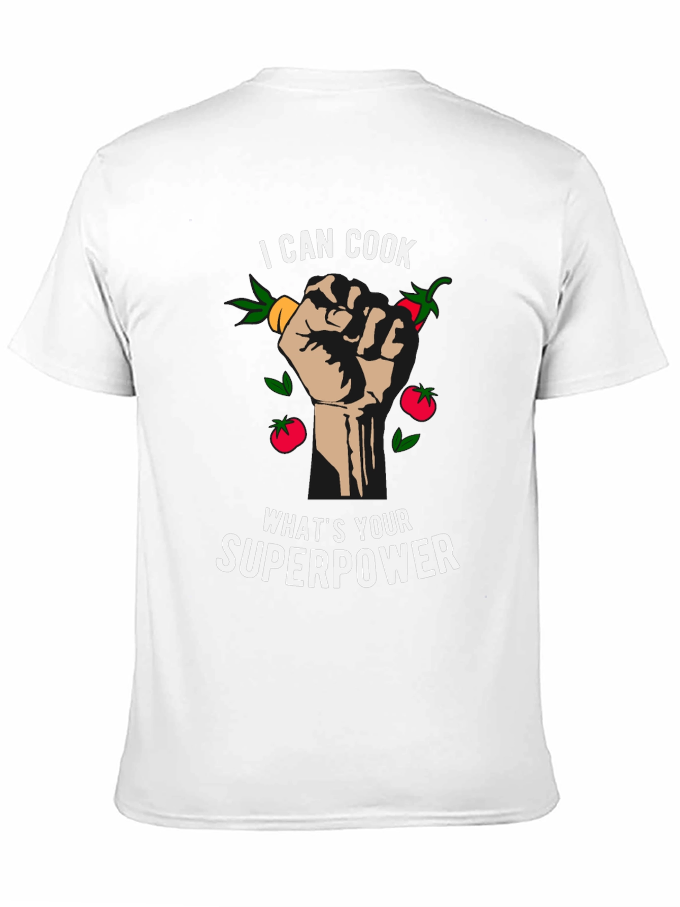 I Can Cook Whats Your Superpower Black T-Shirt