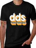 DDS Graphic Tee - Modern 3D Style Cotton Shirt