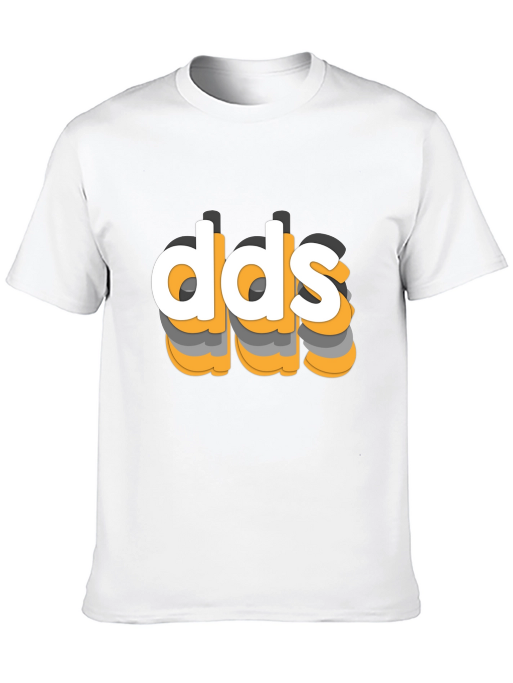 DDS Graphic Tee - Modern 3D Style Cotton Shirt