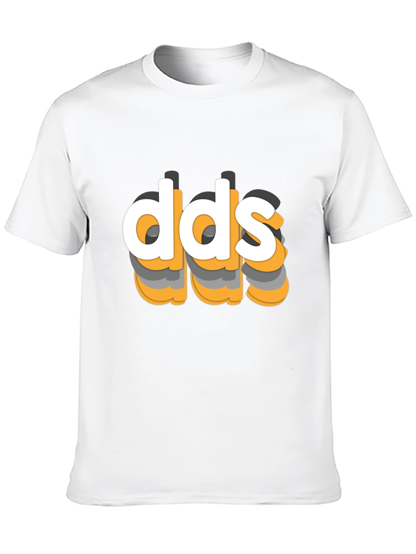 DDS Graphic Tee - Modern 3D Style Cotton Shirt