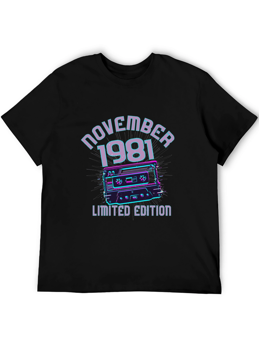 November 1981 Limited Edition Cassette Tape Graphic T-Shirt