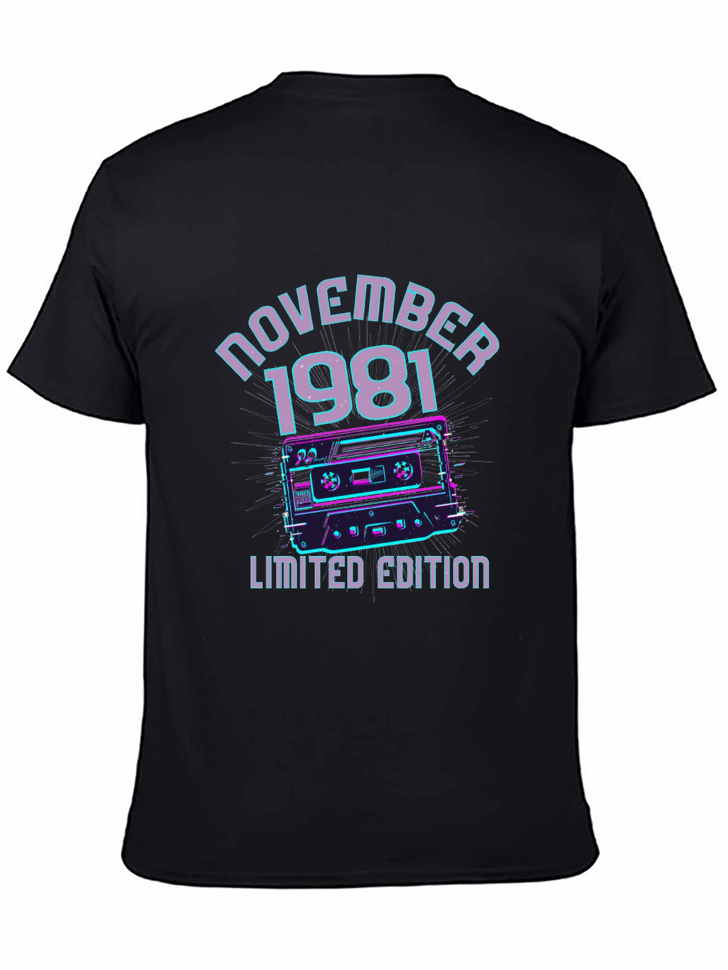 November 1981 Limited Edition Cassette Tape Graphic T-Shirt