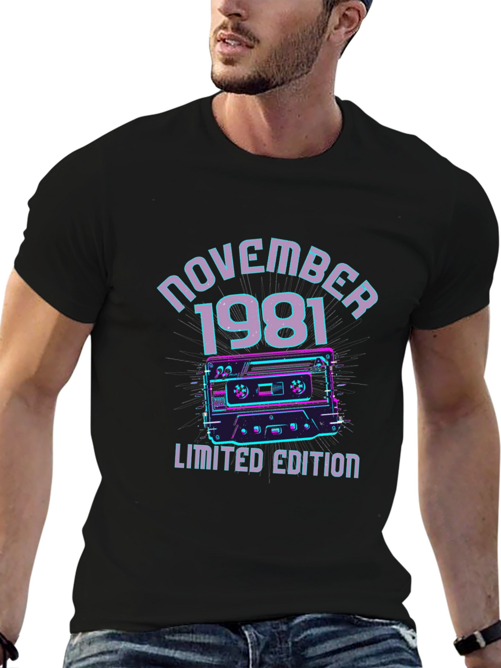 November 1981 Limited Edition Cassette Tape Graphic T-Shirt