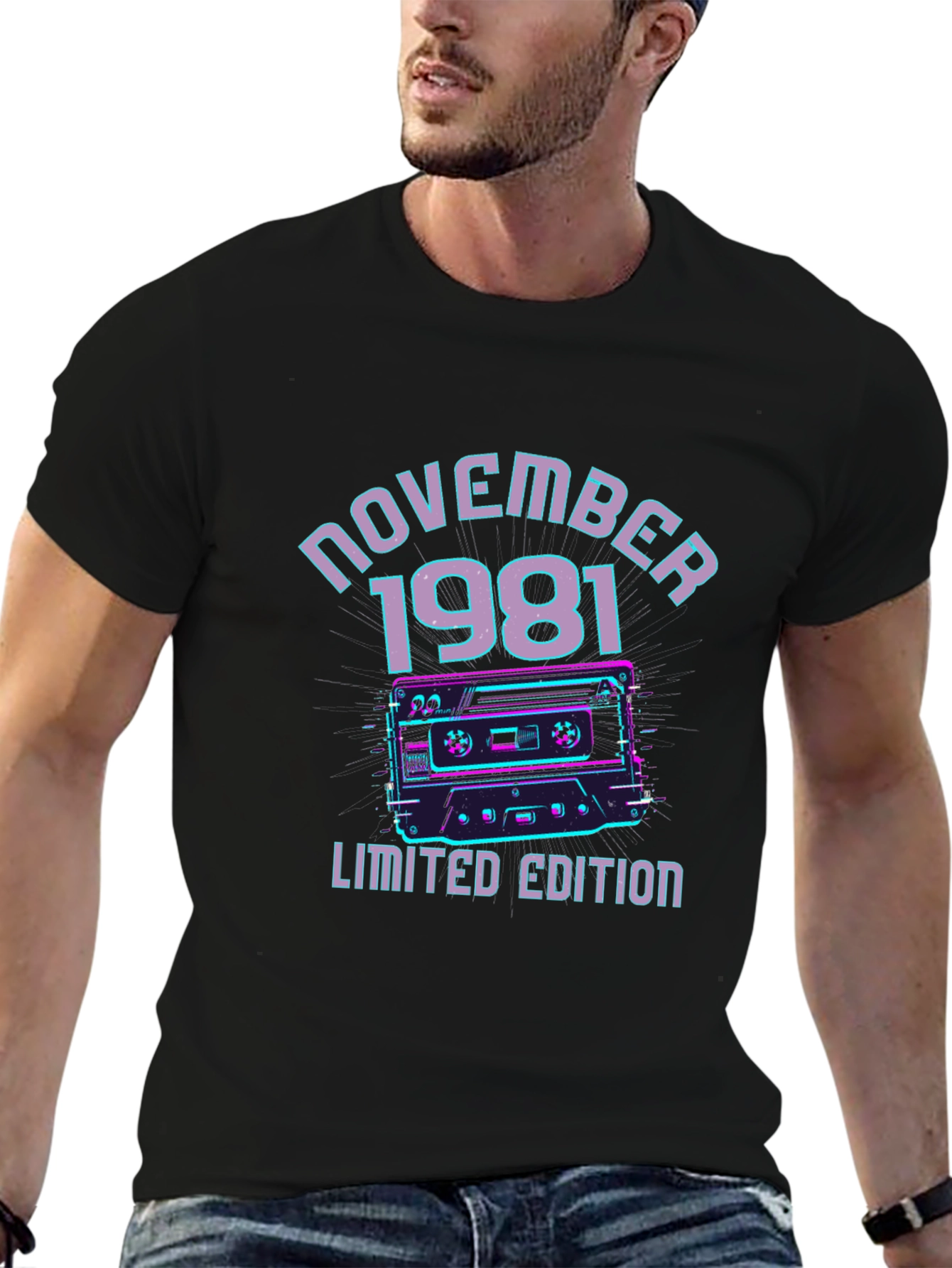 November 1981 Limited Edition Cassette Tape Graphic T-Shirt