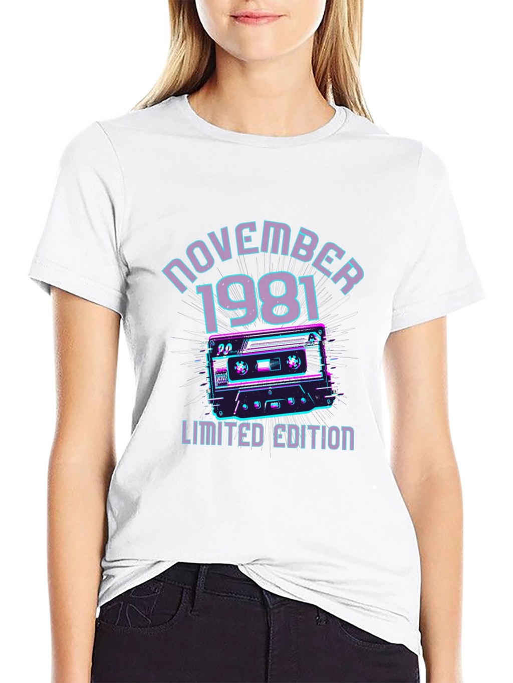 November 1981 Limited Edition Cassette Tape Graphic T-Shirt