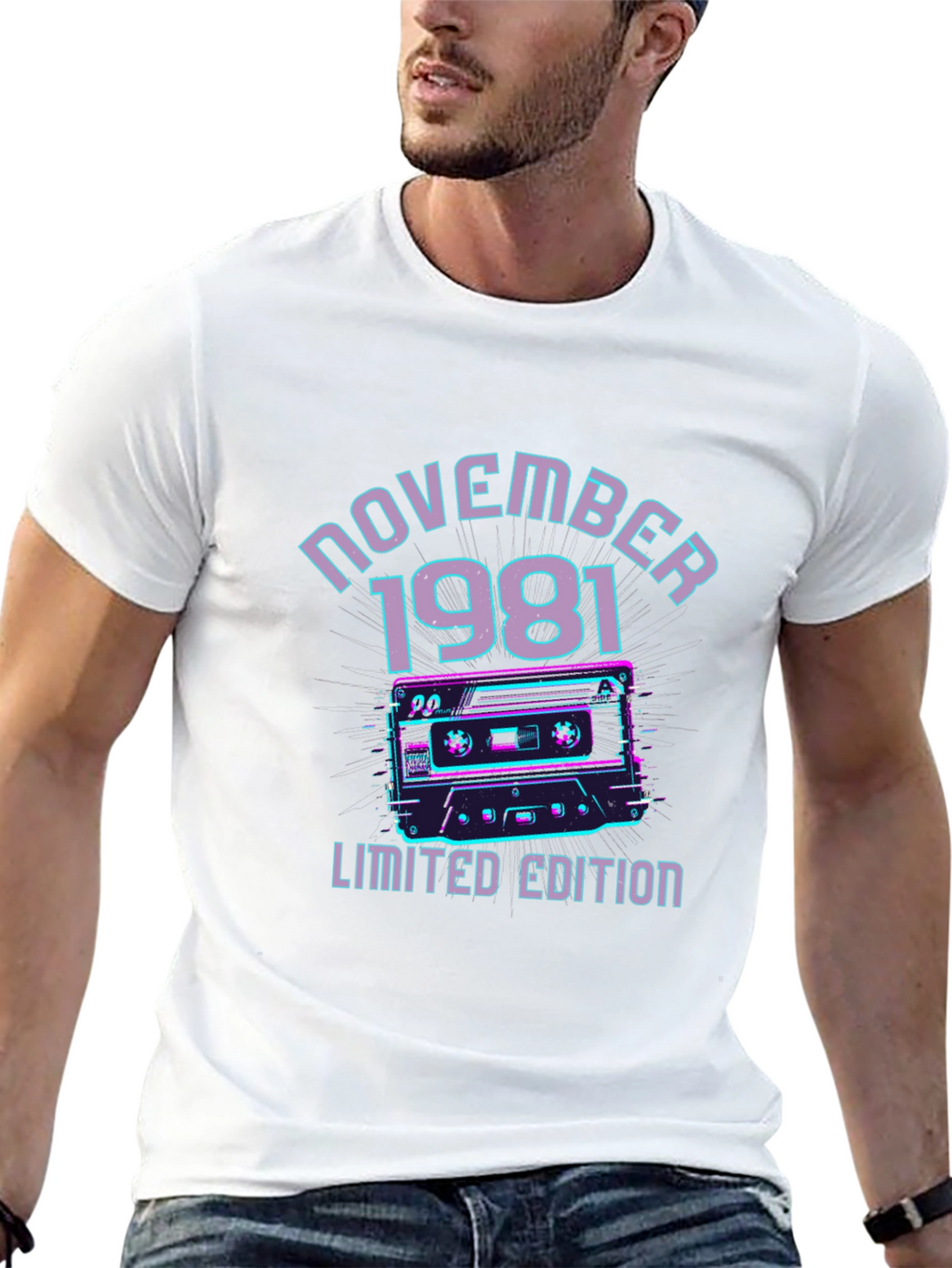 November 1981 Limited Edition Cassette Tape Graphic T-Shirt