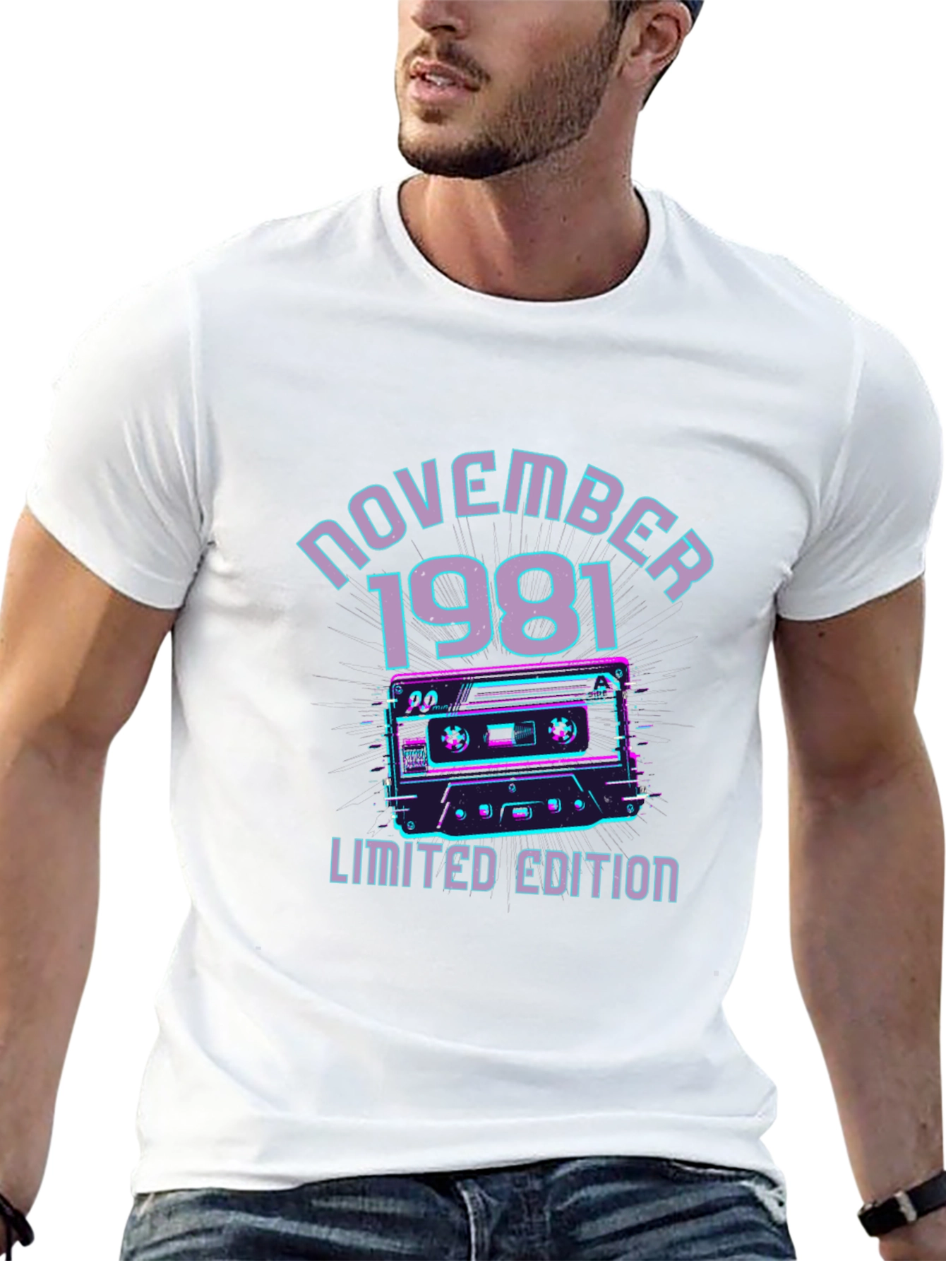 November 1981 Limited Edition Cassette Tape Graphic T-Shirt