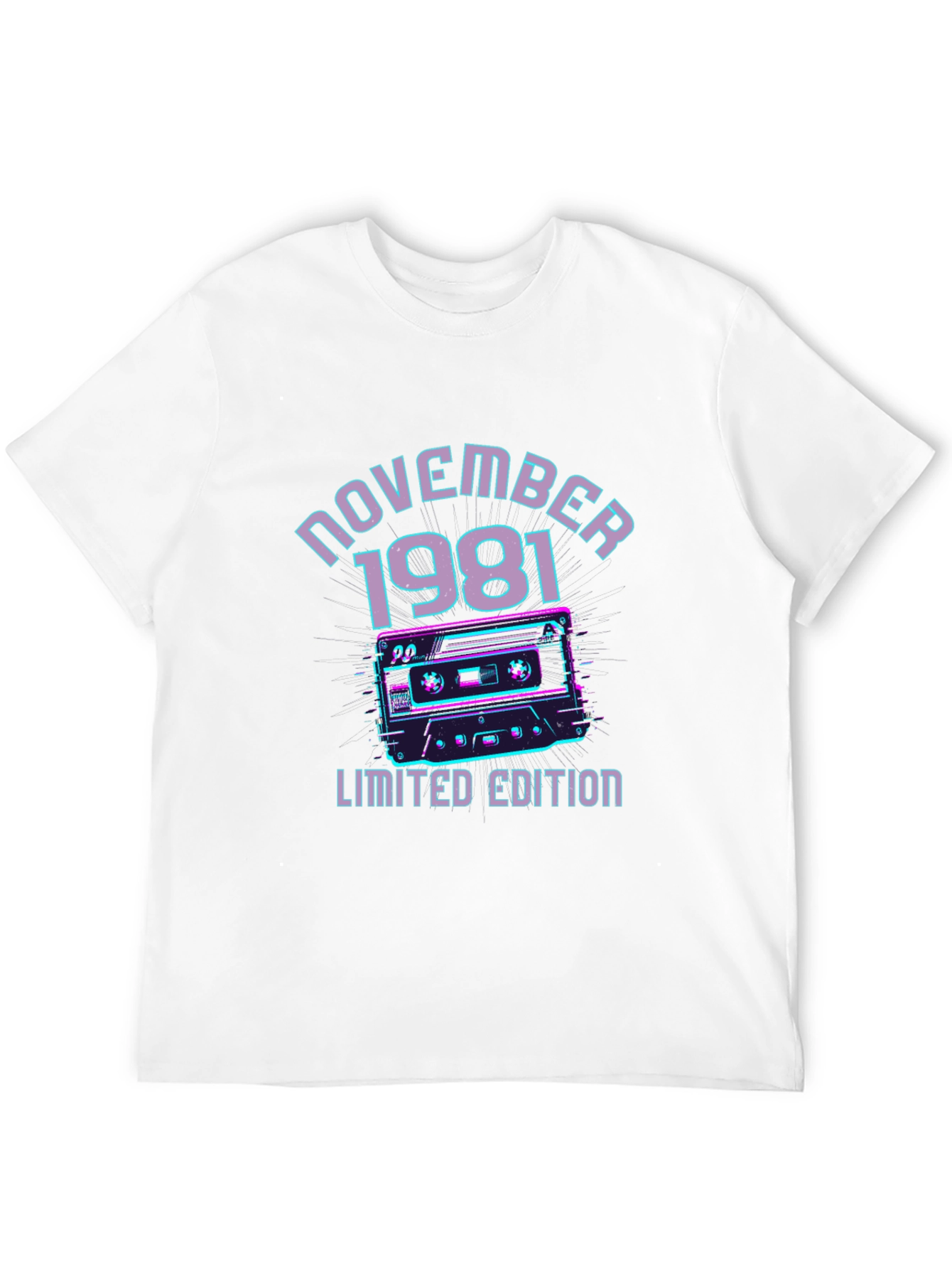 November 1981 Limited Edition Cassette Tape Graphic T-Shirt